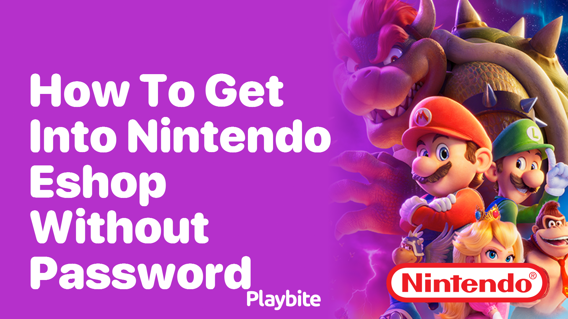 How to Get Into Nintendo eShop Without a Password