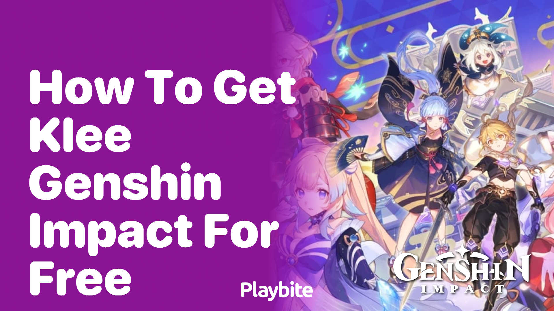 How to Get Klee in Genshin Impact for Free