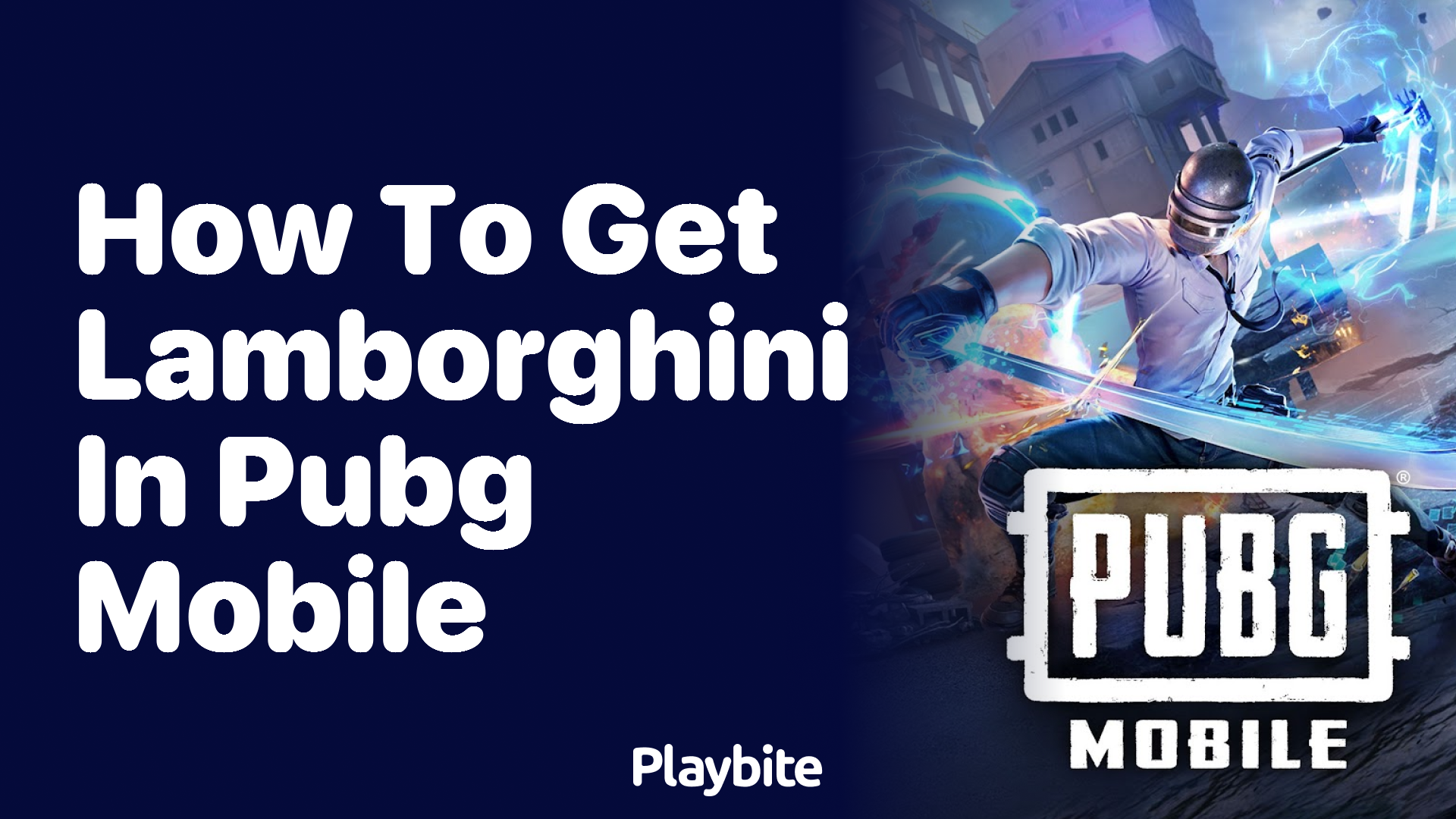 How to Get a Lamborghini in PUBG Mobile