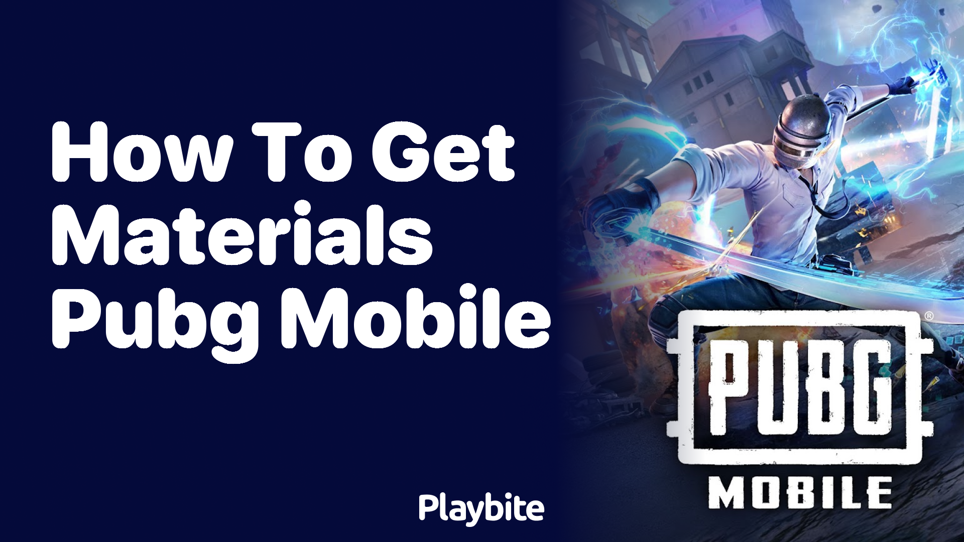 How to Get Materials in PUBG Mobile