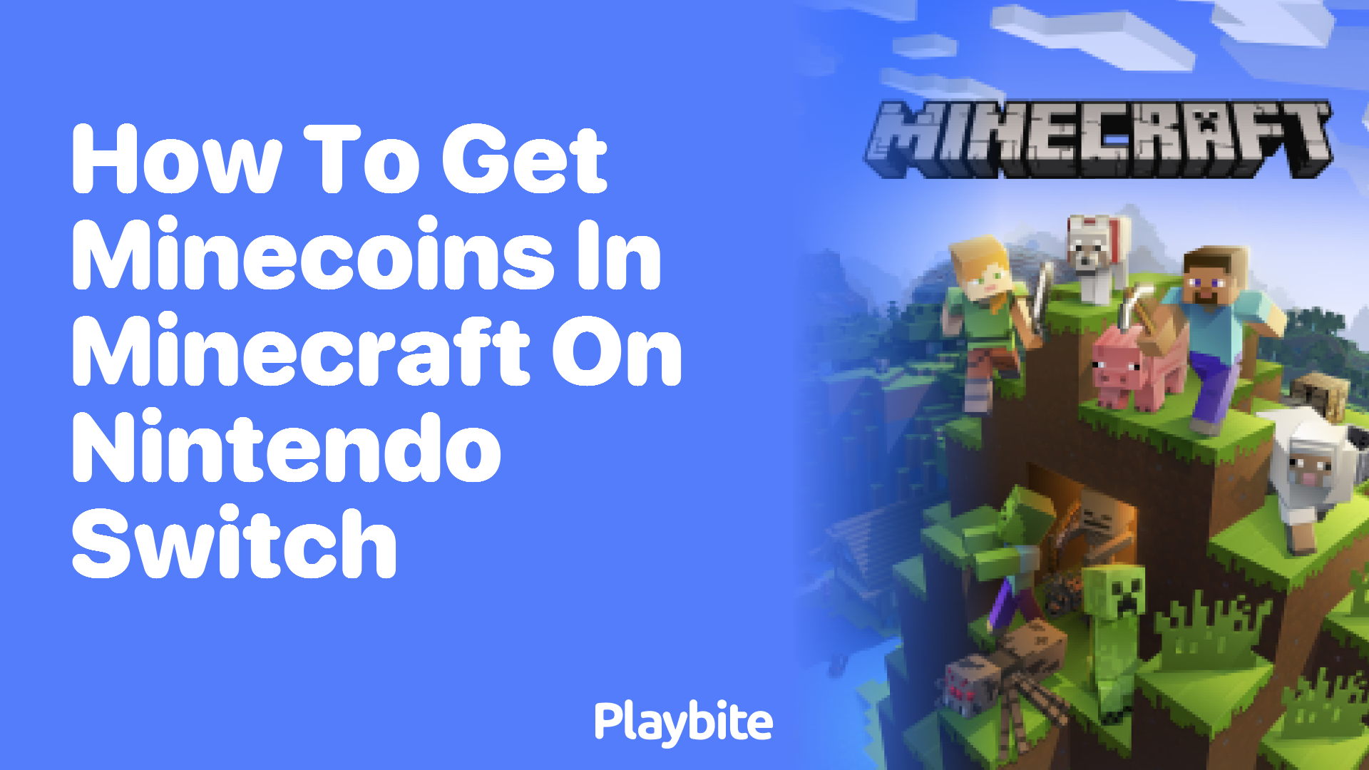 How to Get Minecoins in Minecraft on Nintendo Switch