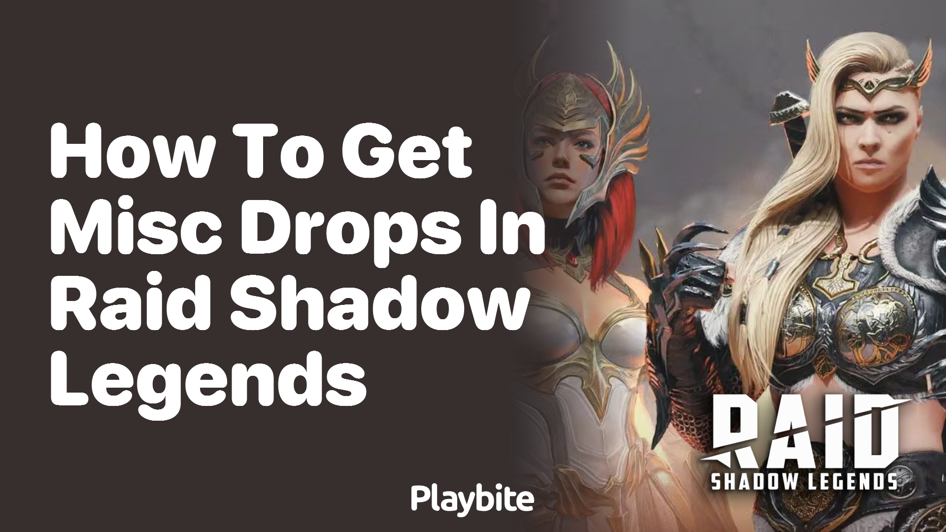 How to Get Misc Drops in Raid Shadow Legends