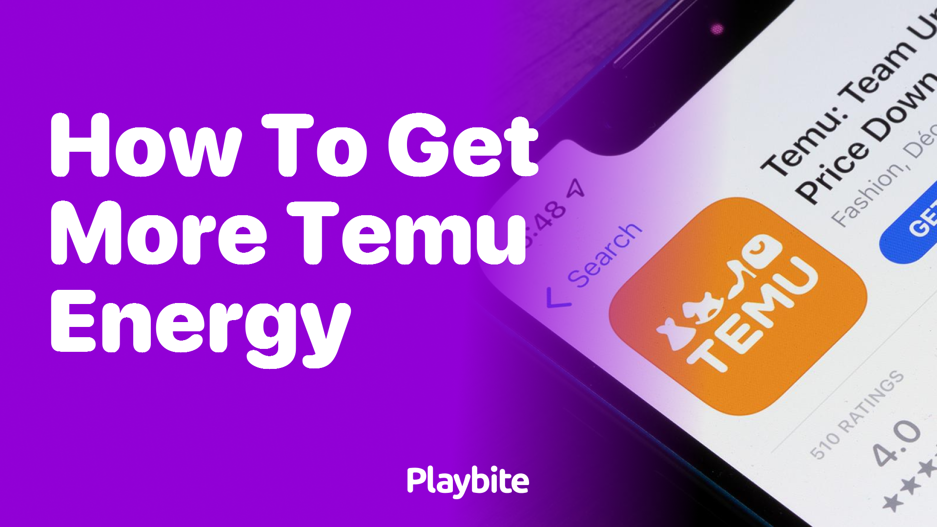 How to Get More Temu Energy for Your Shopping Spree