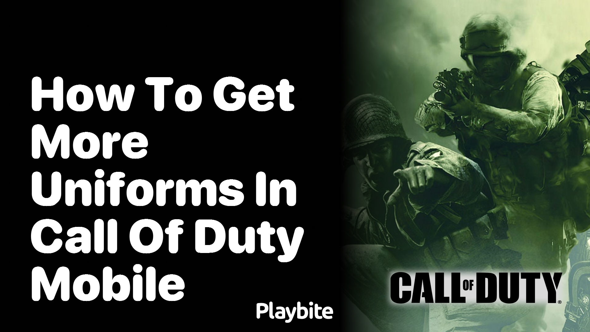 How to Get More Uniforms in Call of Duty Mobile