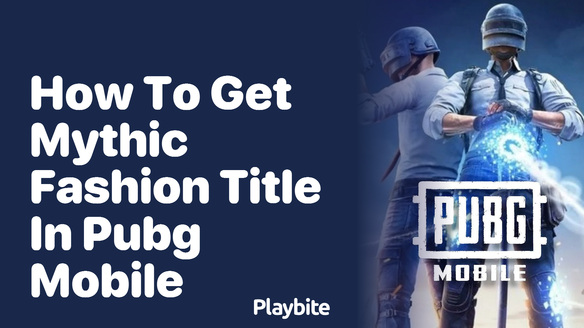 How to Get the Mythic Fashion Title in PUBG Mobile