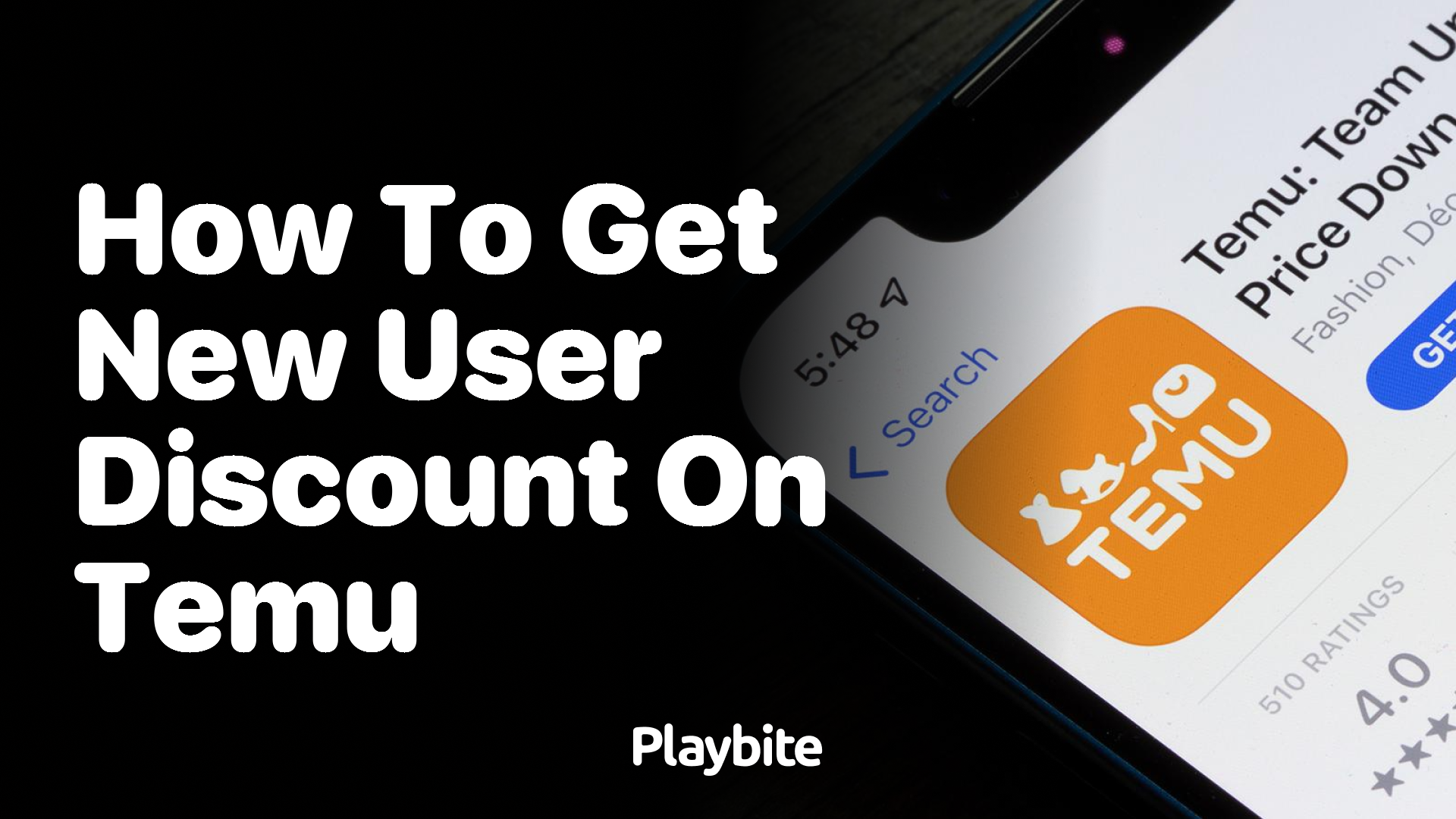 How to Get a New User Discount on Temu?