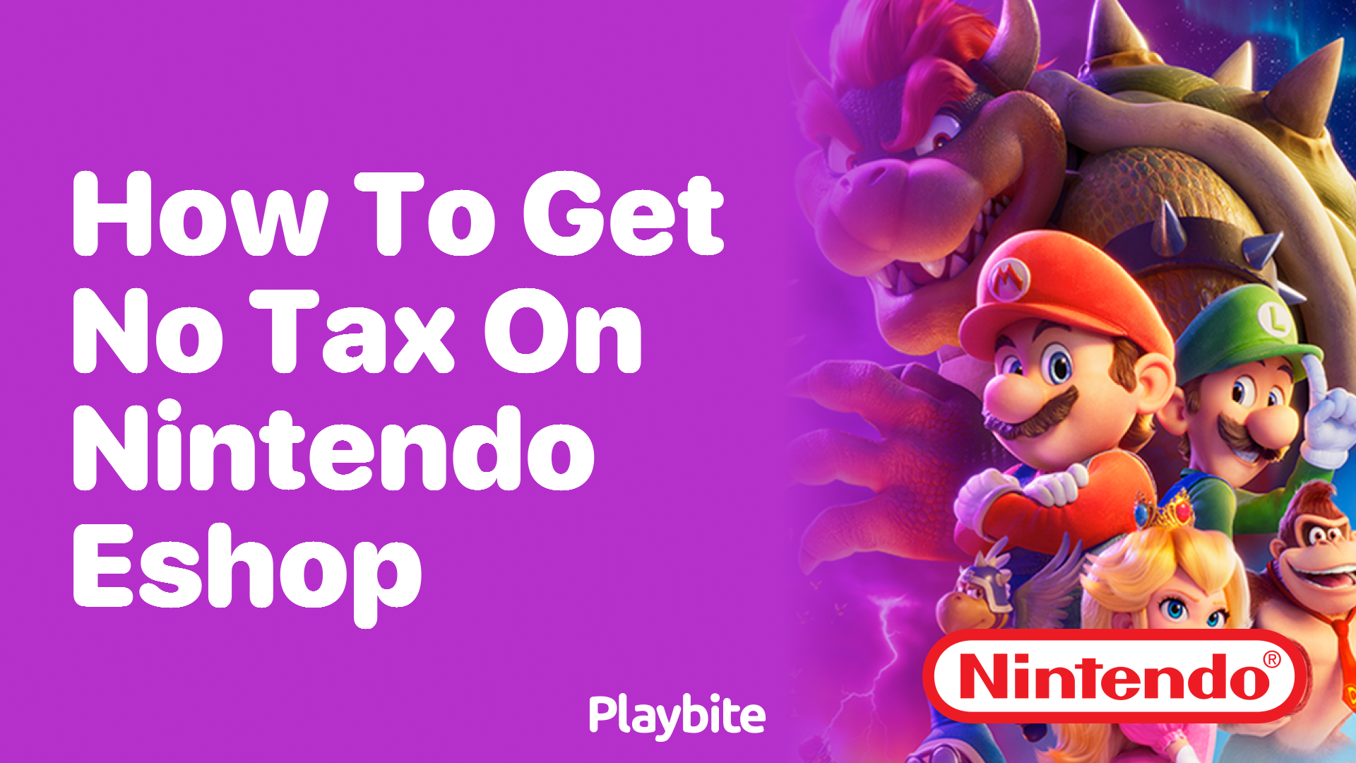 How to Get No Tax on Nintendo eShop?