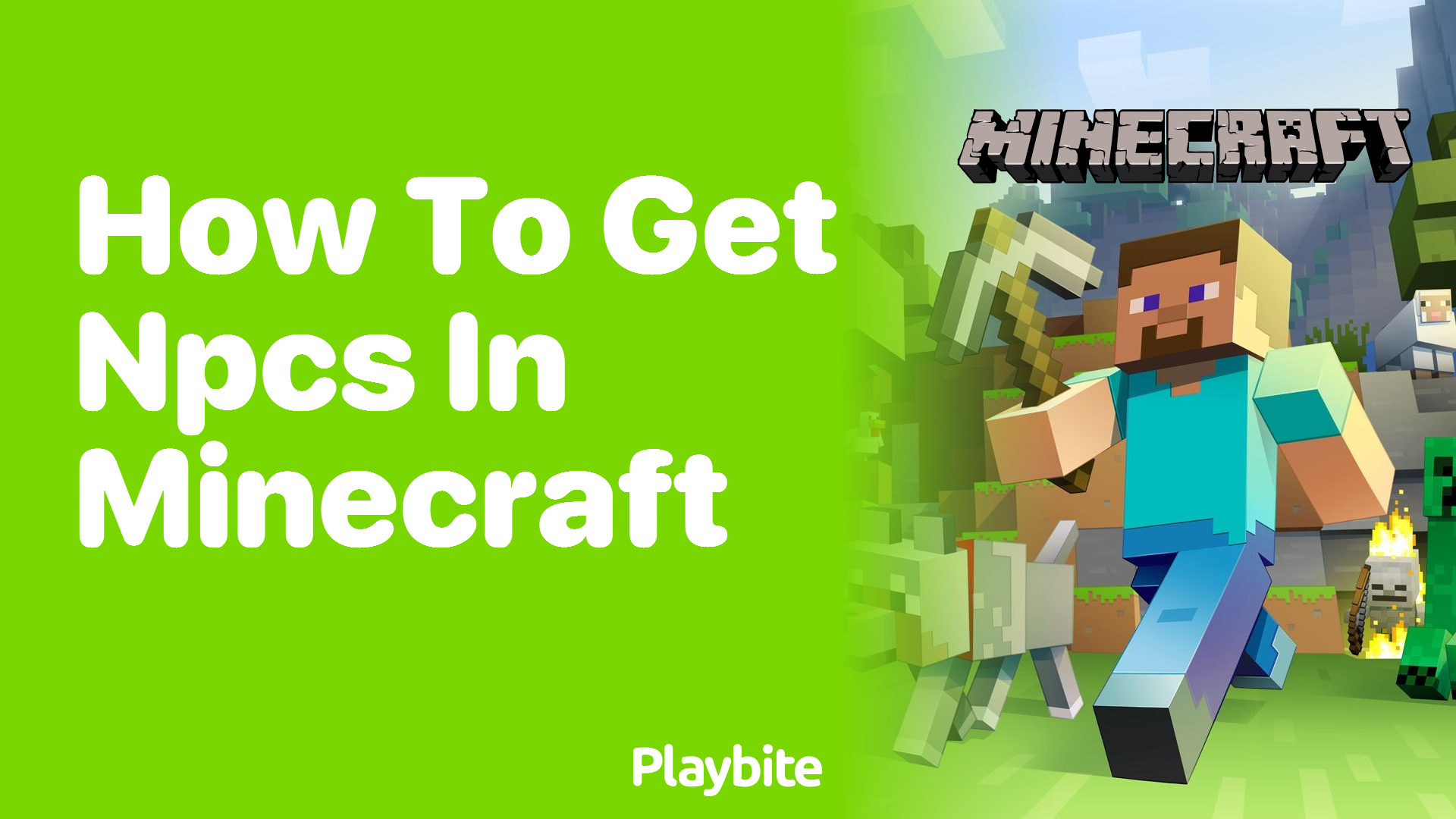 How to Get NPCs in Minecraft