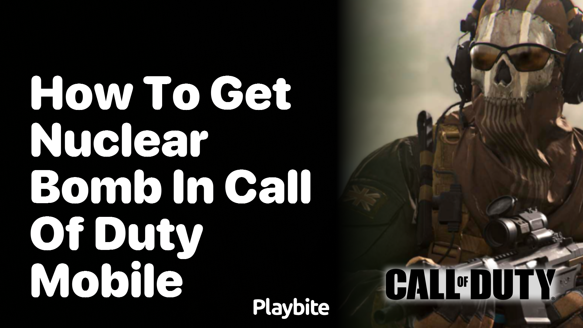 How to Get a Nuclear Bomb in Call of Duty Mobile