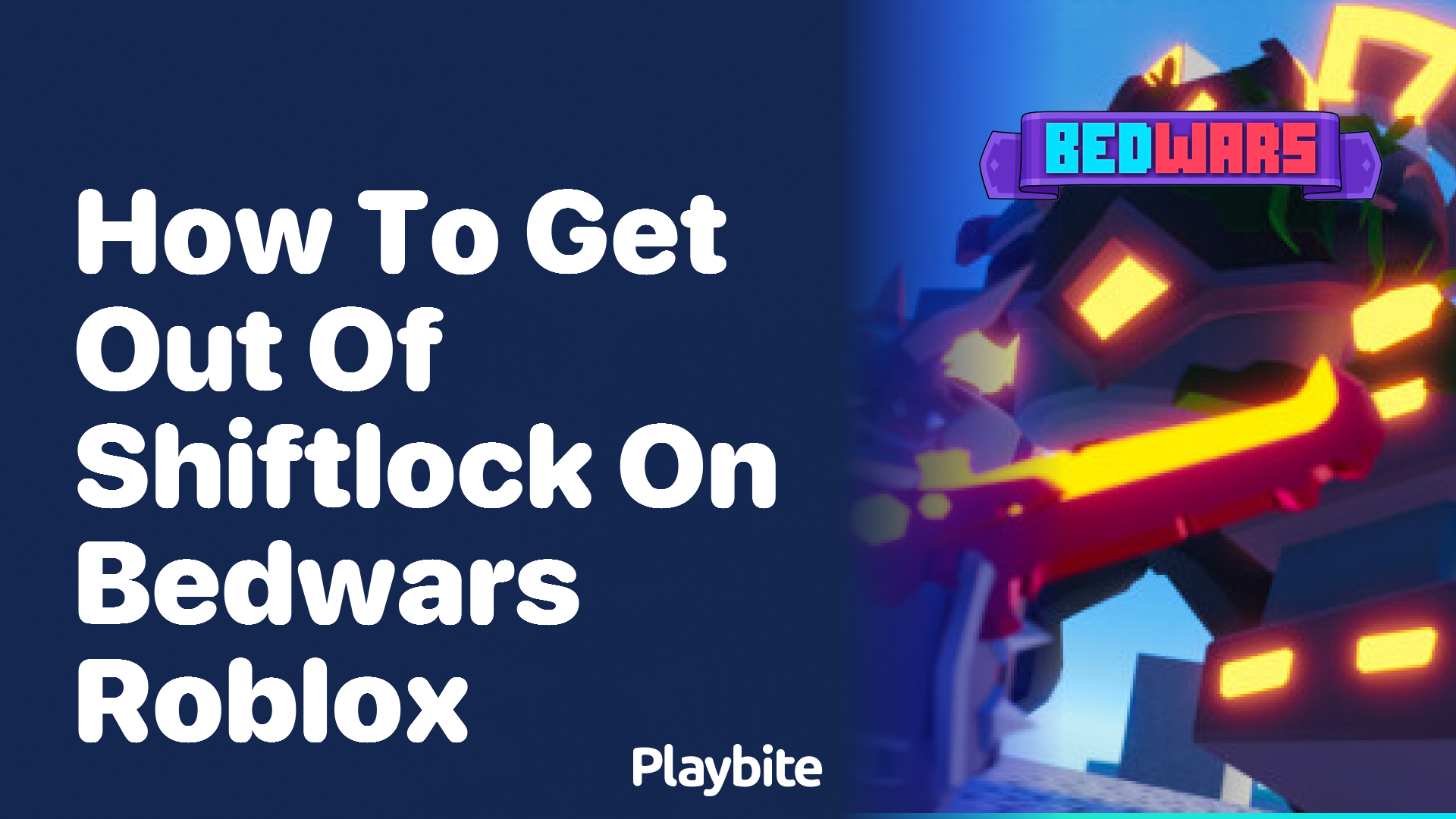 How to Get Out of Shiftlock on Bedwars Roblox