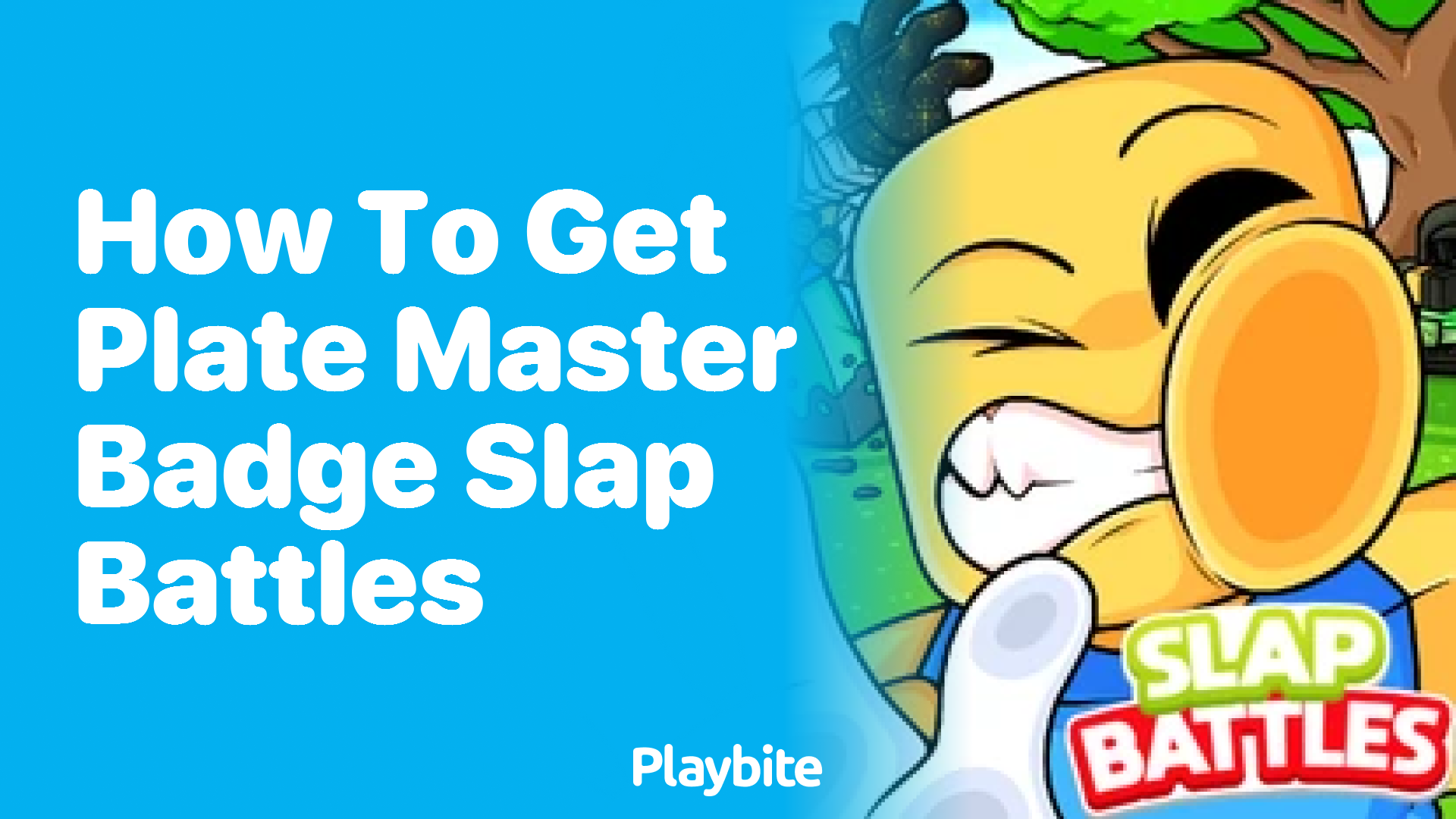 How to Get the Plate Master Badge in Slap Battles