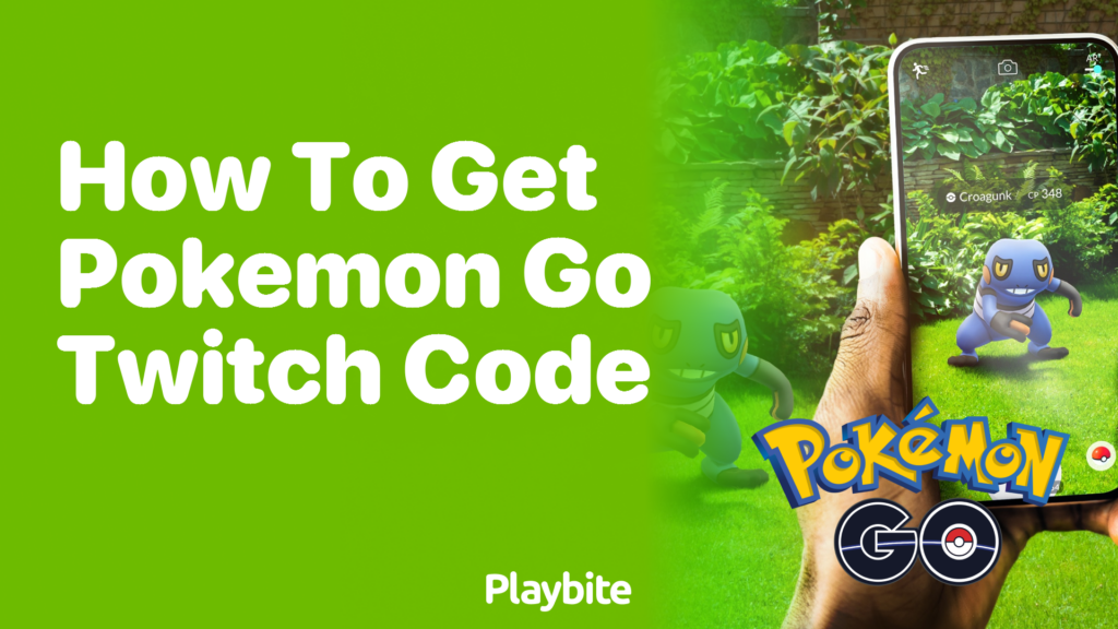 How to Get Your Pokemon GO Twitch Code Easily Playbite