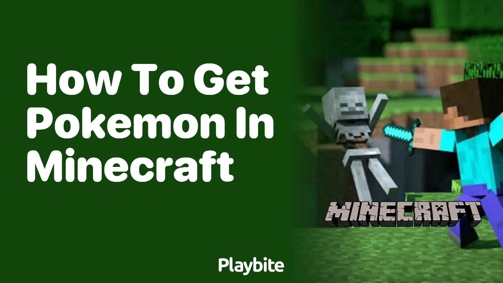 How to Get Pokemon in Minecraft