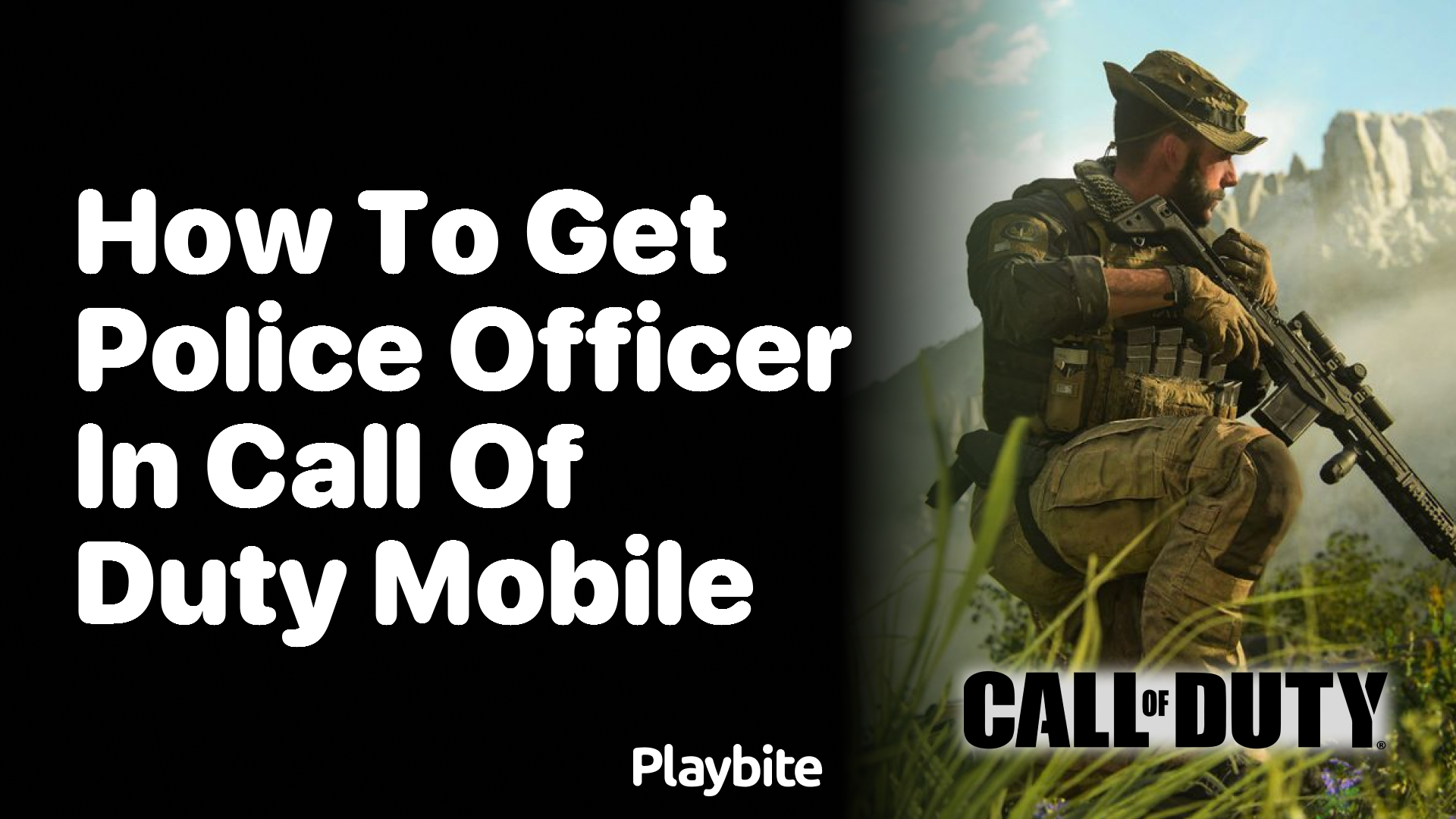 How to Get the Police Officer in Call of Duty Mobile