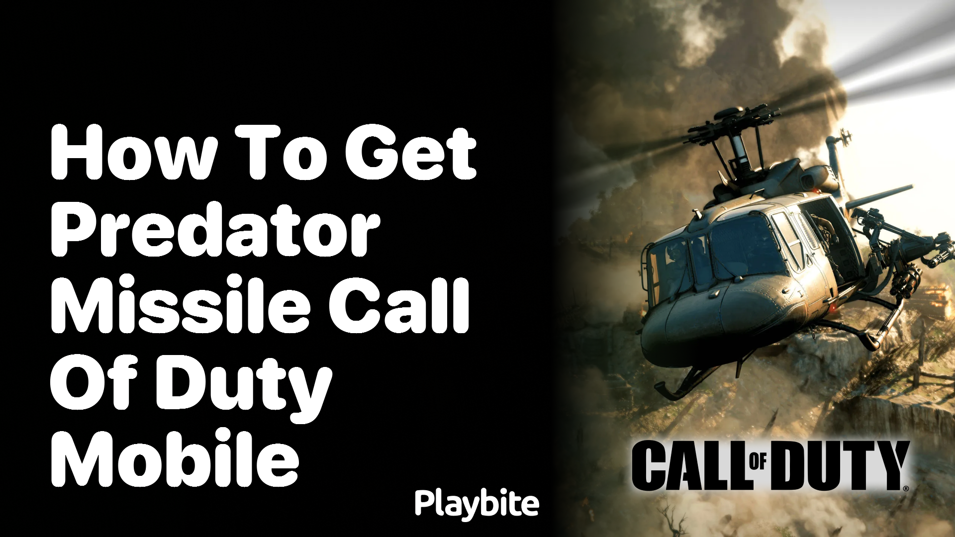 How to Get the Predator Missile in Call of Duty Mobile?