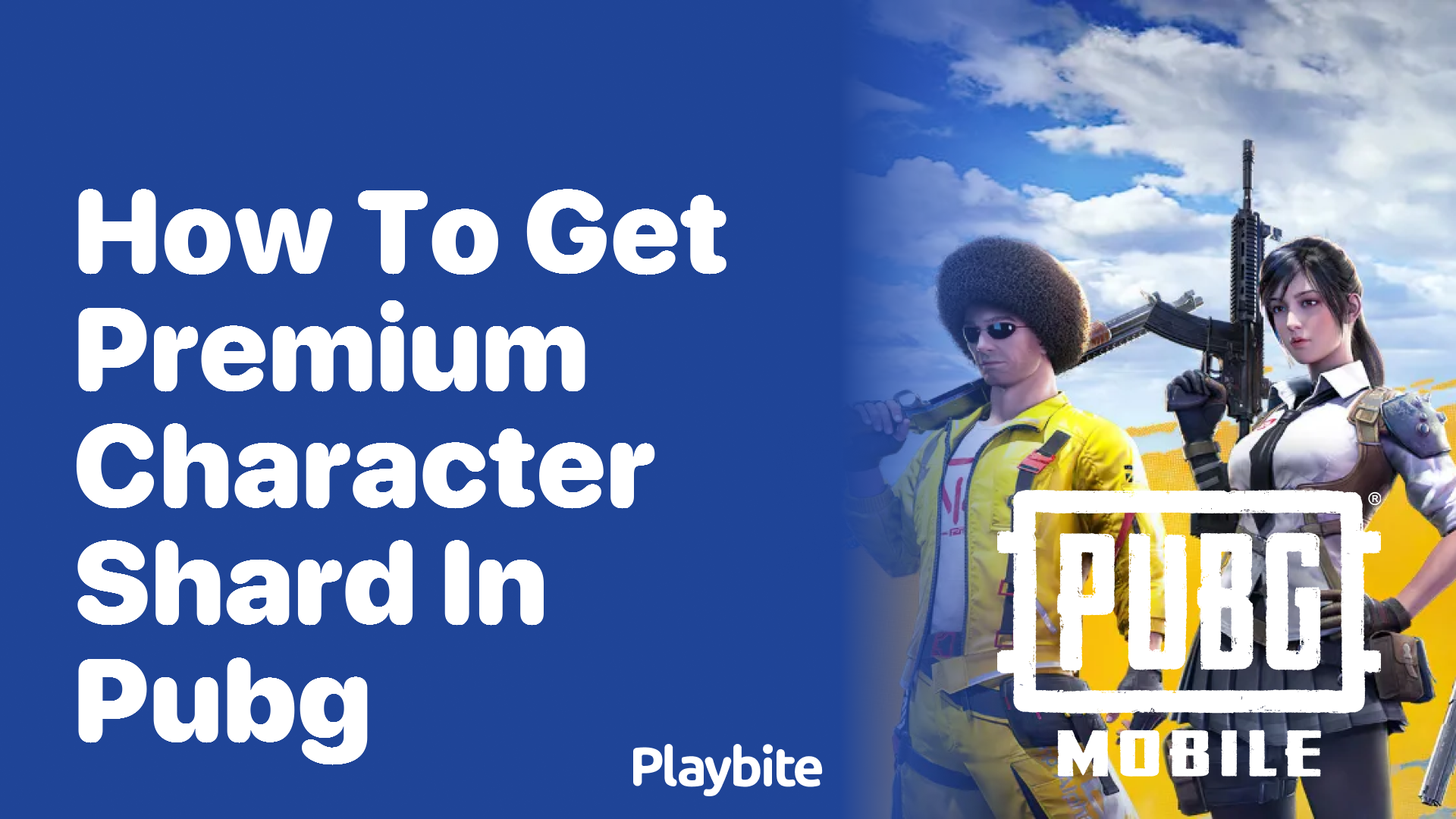 How to Get Premium Character Shard in PUBG Mobile