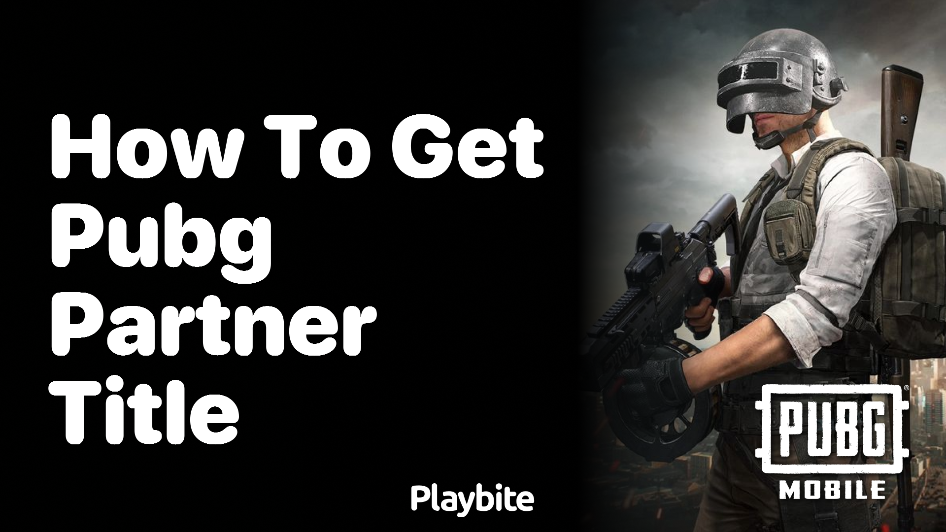 How to Get the PUBG Partner Title