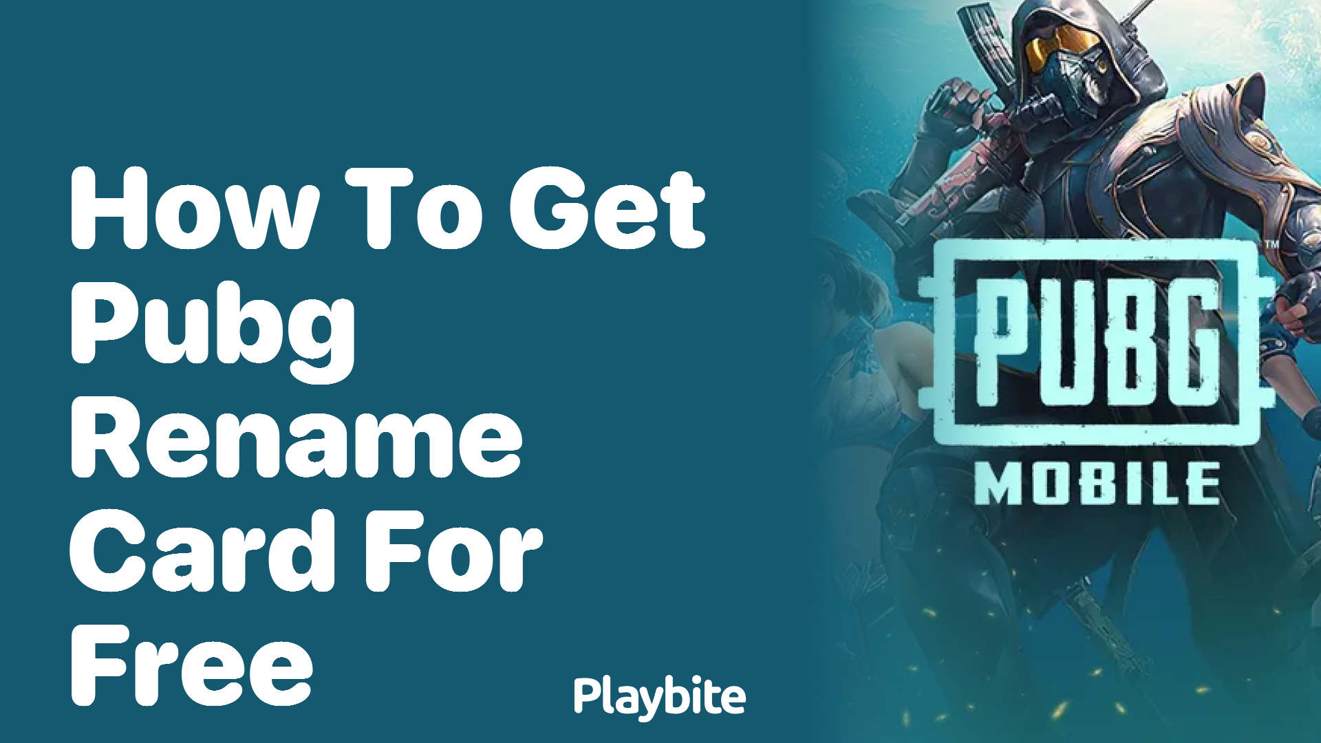 How to Get a PUBG Rename Card for Free