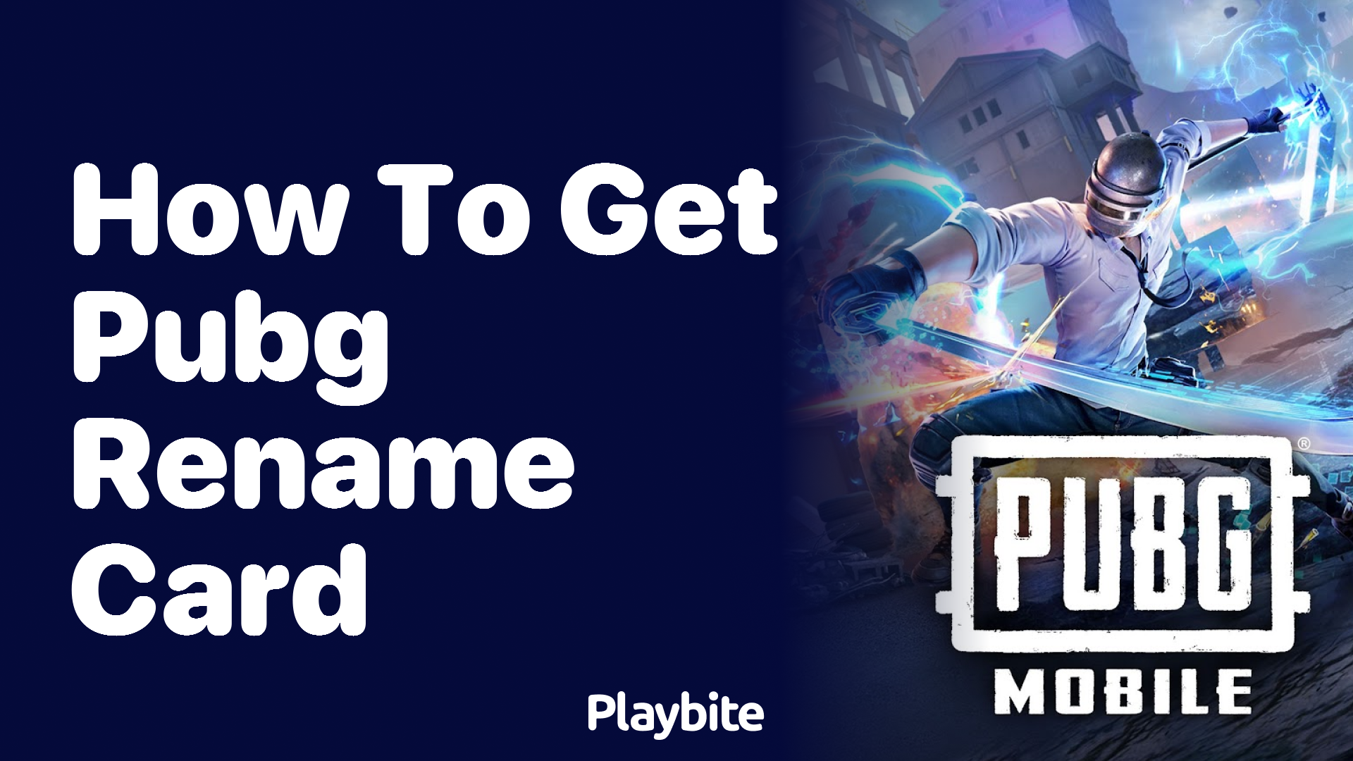 How to Get a PUBG Rename Card