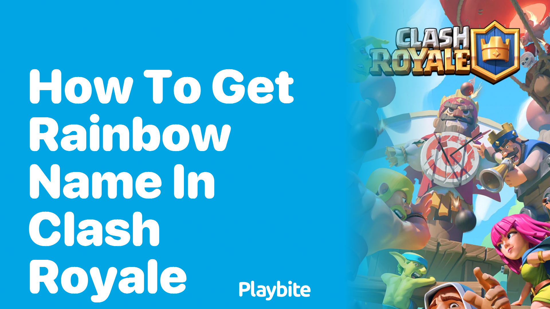 How to Get a Rainbow Name in Clash Royale