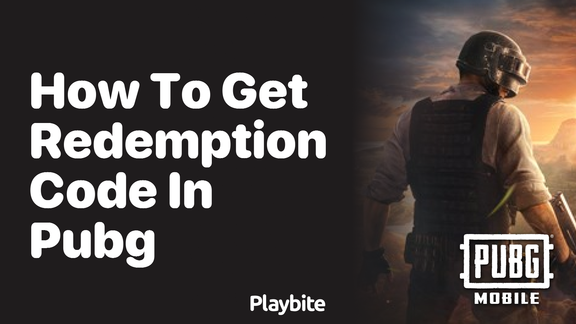 How to Get a Redemption Code in PUBG Mobile