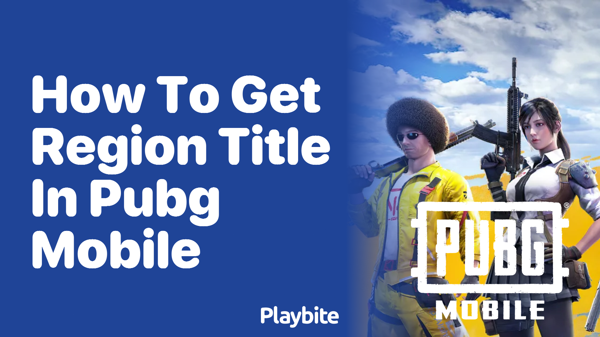 How to Get a Region Title in PUBG Mobile