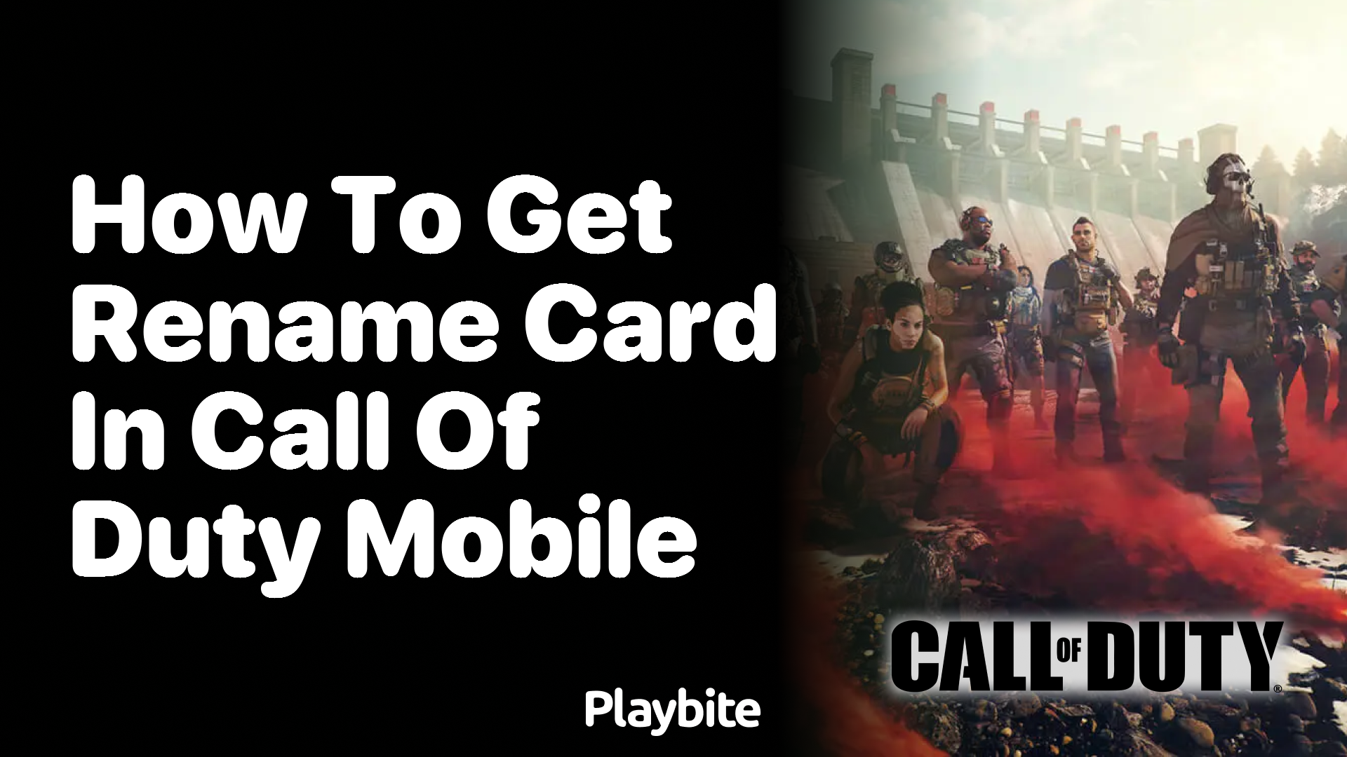 How to Get a Rename Card in Call of Duty Mobile