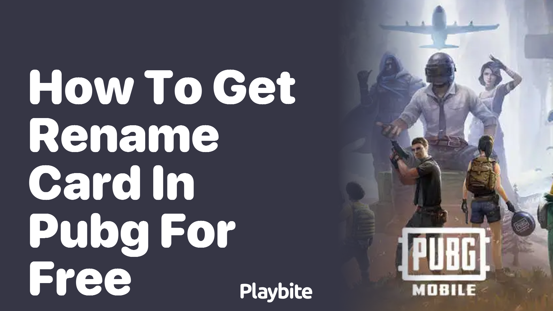 How to Get a Rename Card in PUBG for Free?