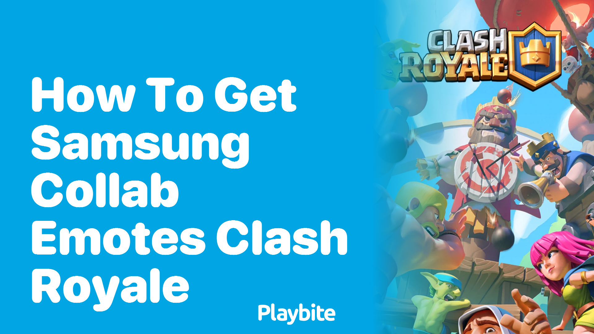 How to Get Samsung Collab Emotes in Clash Royale