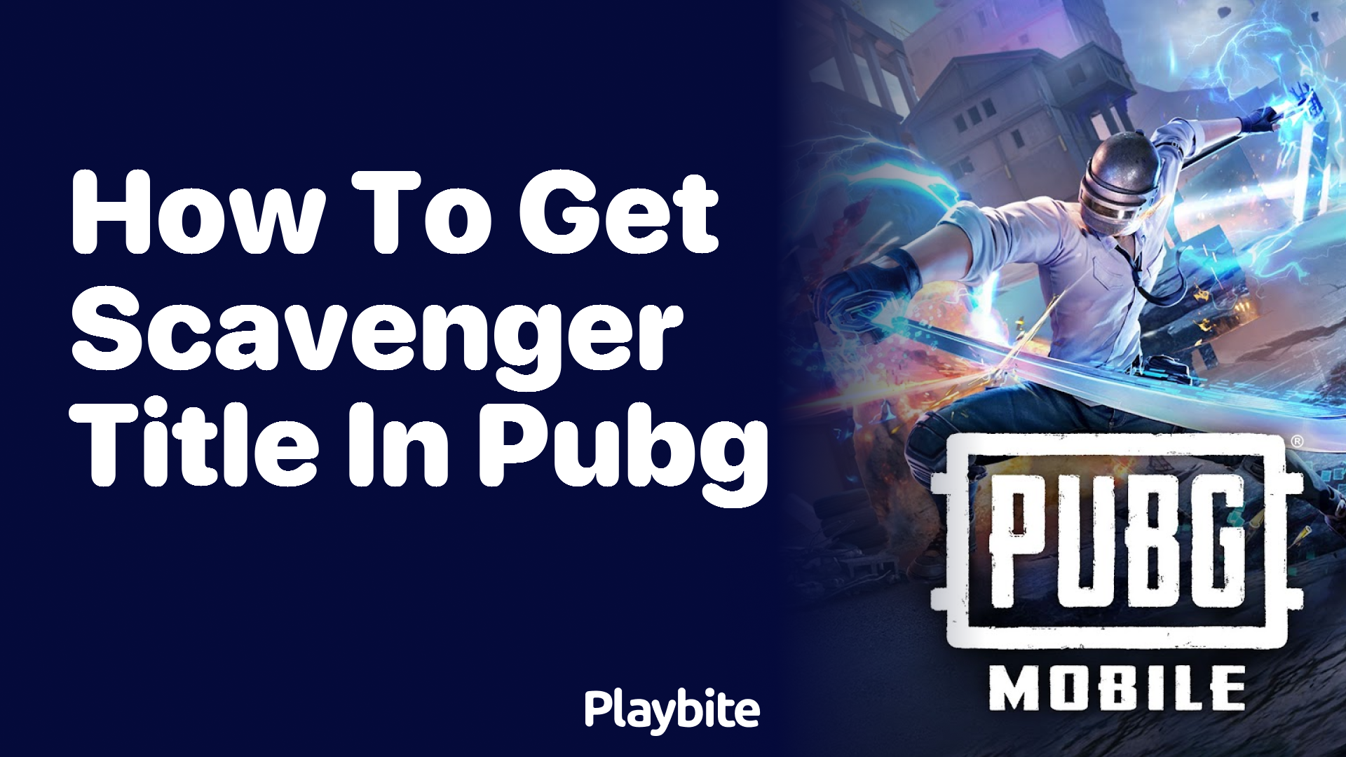 How to Get the Scavenger Title in PUBG Mobile