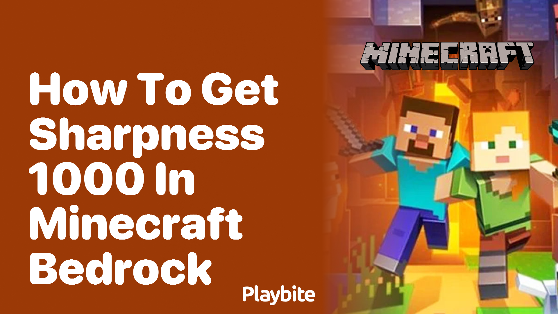 How to Get Sharpness 1000 in Minecraft Bedrock - Playbite