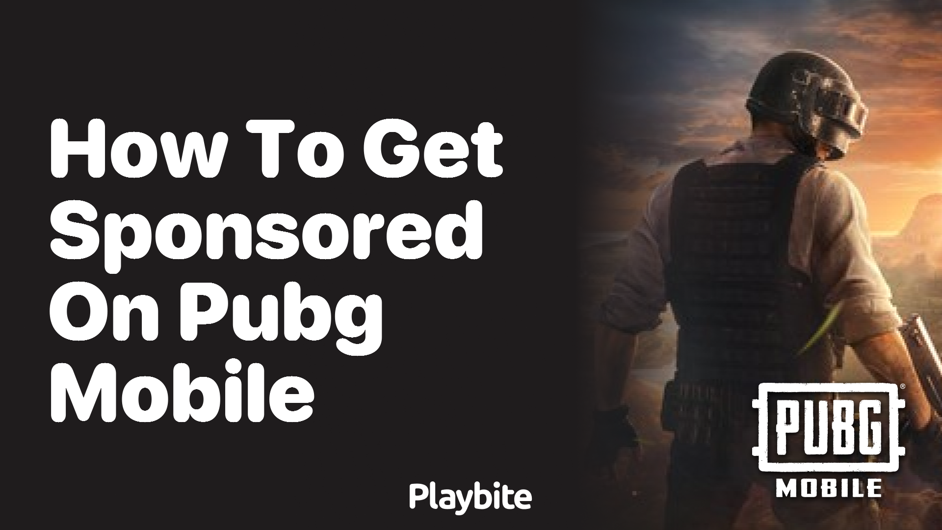 How to Get Sponsored on PUBG Mobile?