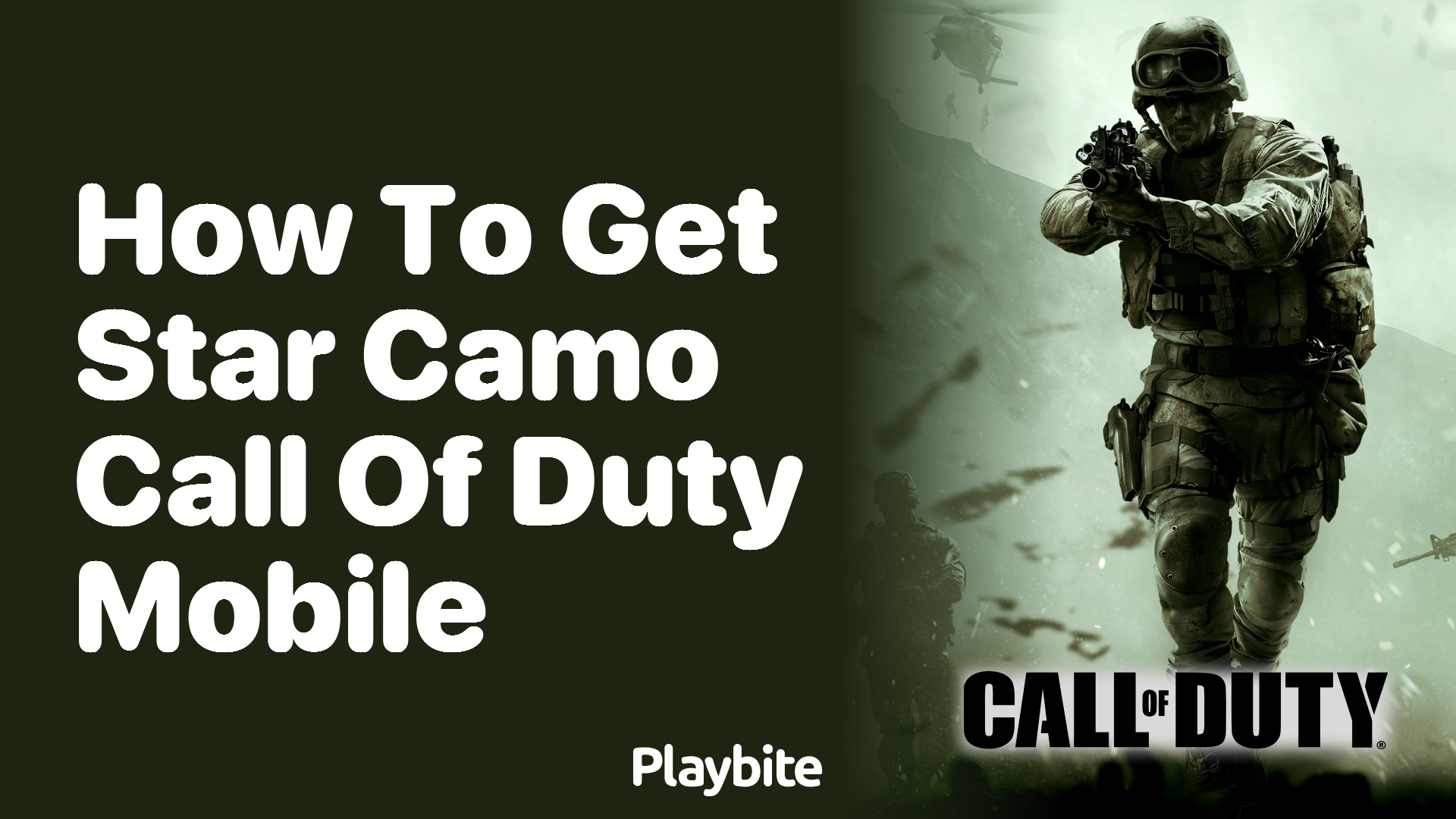 How to Get Star Camo in Call of Duty Mobile