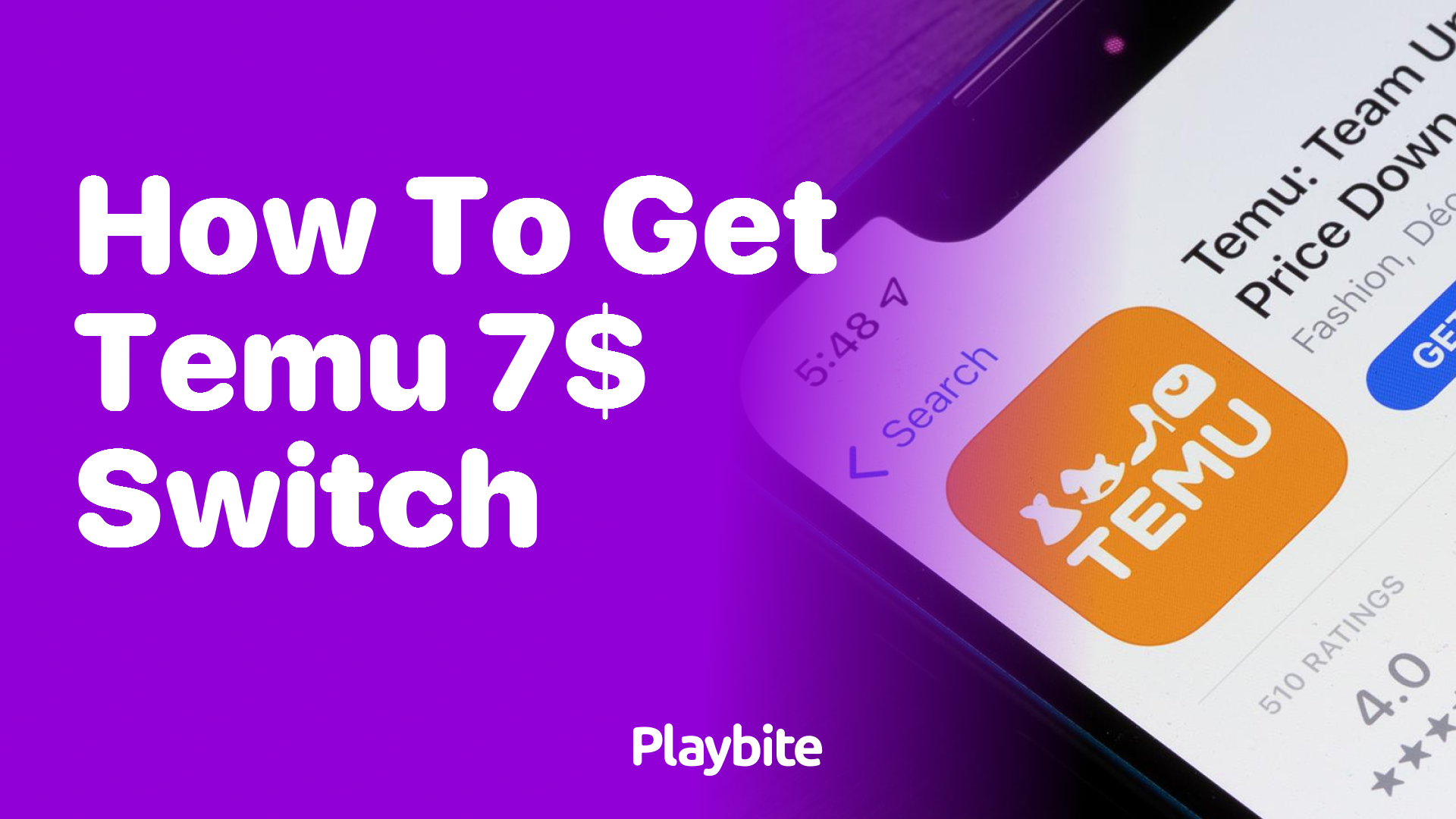 How to Get the $7 Switch Deal on Temu