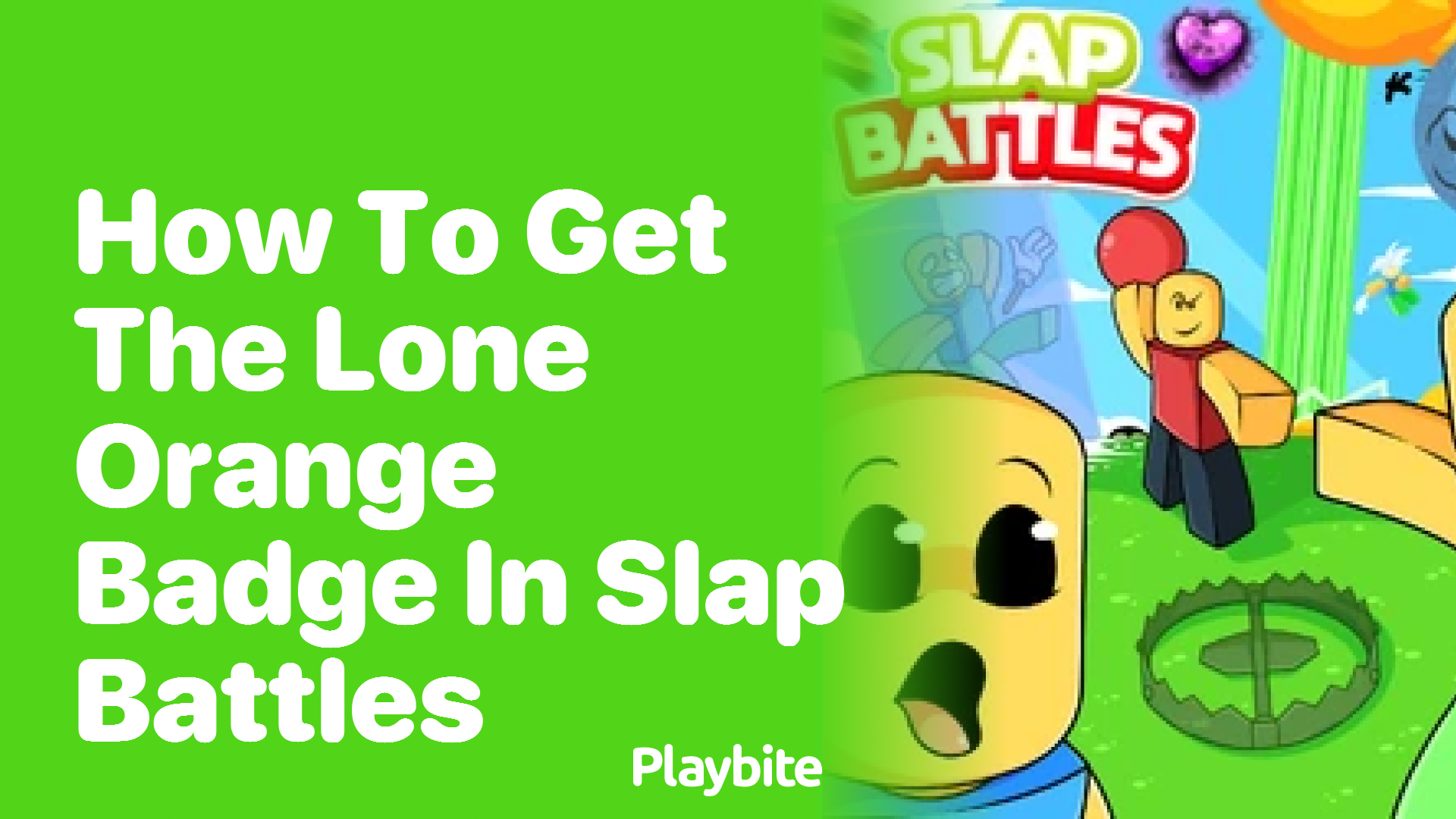 How to Get the Lone Orange Badge in Slap Battles