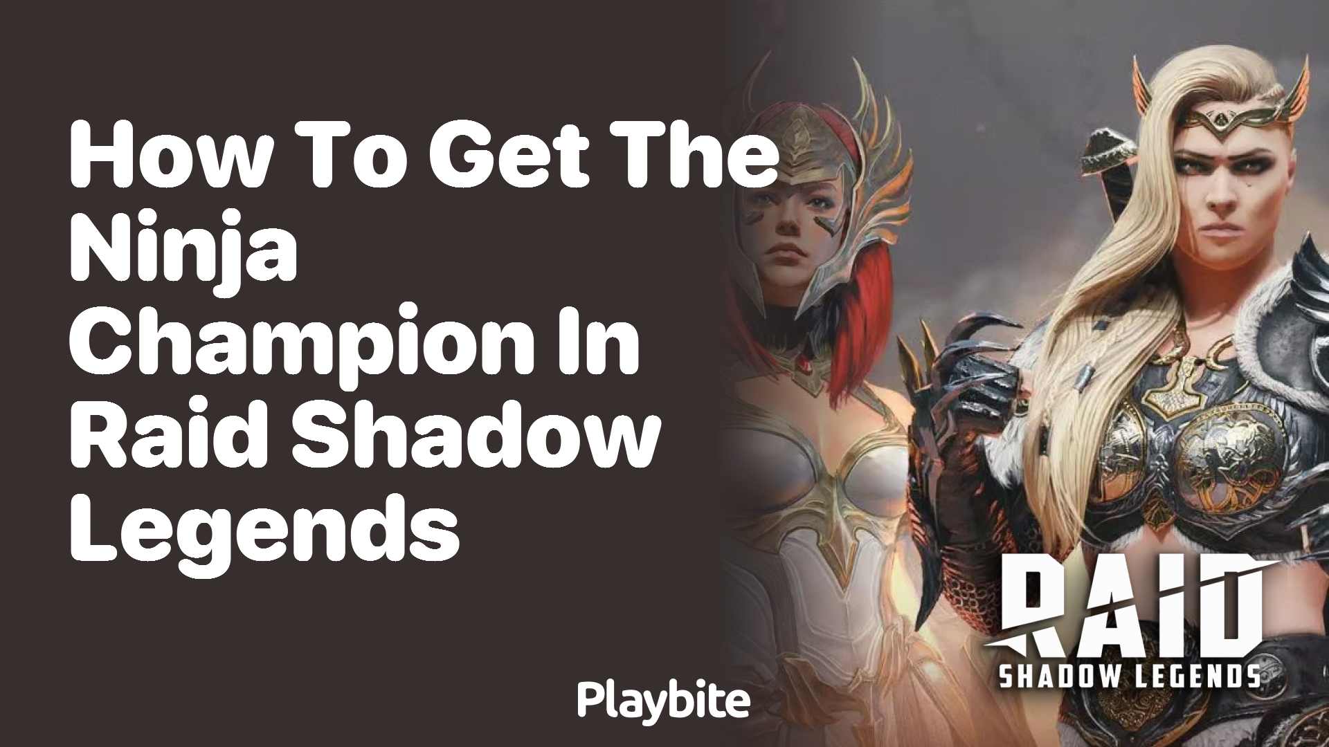 How to Get the Ninja Champion in Raid Shadow Legends