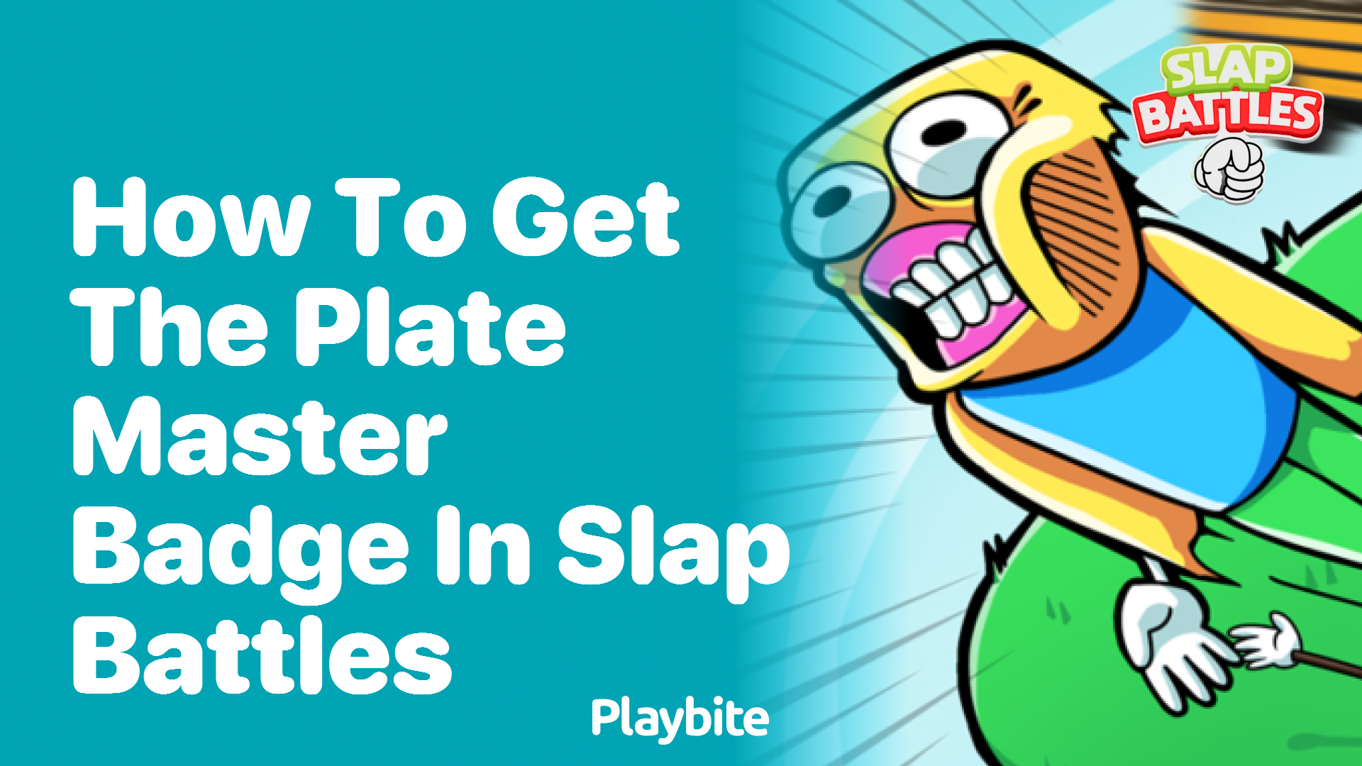 How to Get the Plate Master Badge in Slap Battles