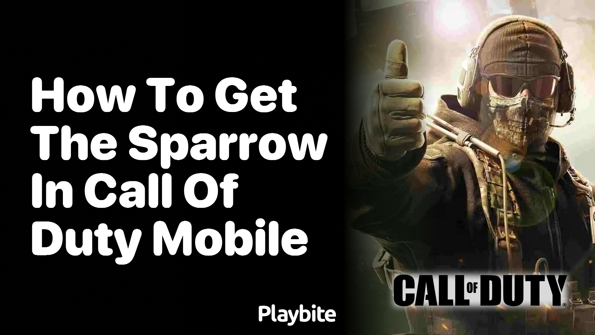 How to Get the Sparrow in Call of Duty Mobile