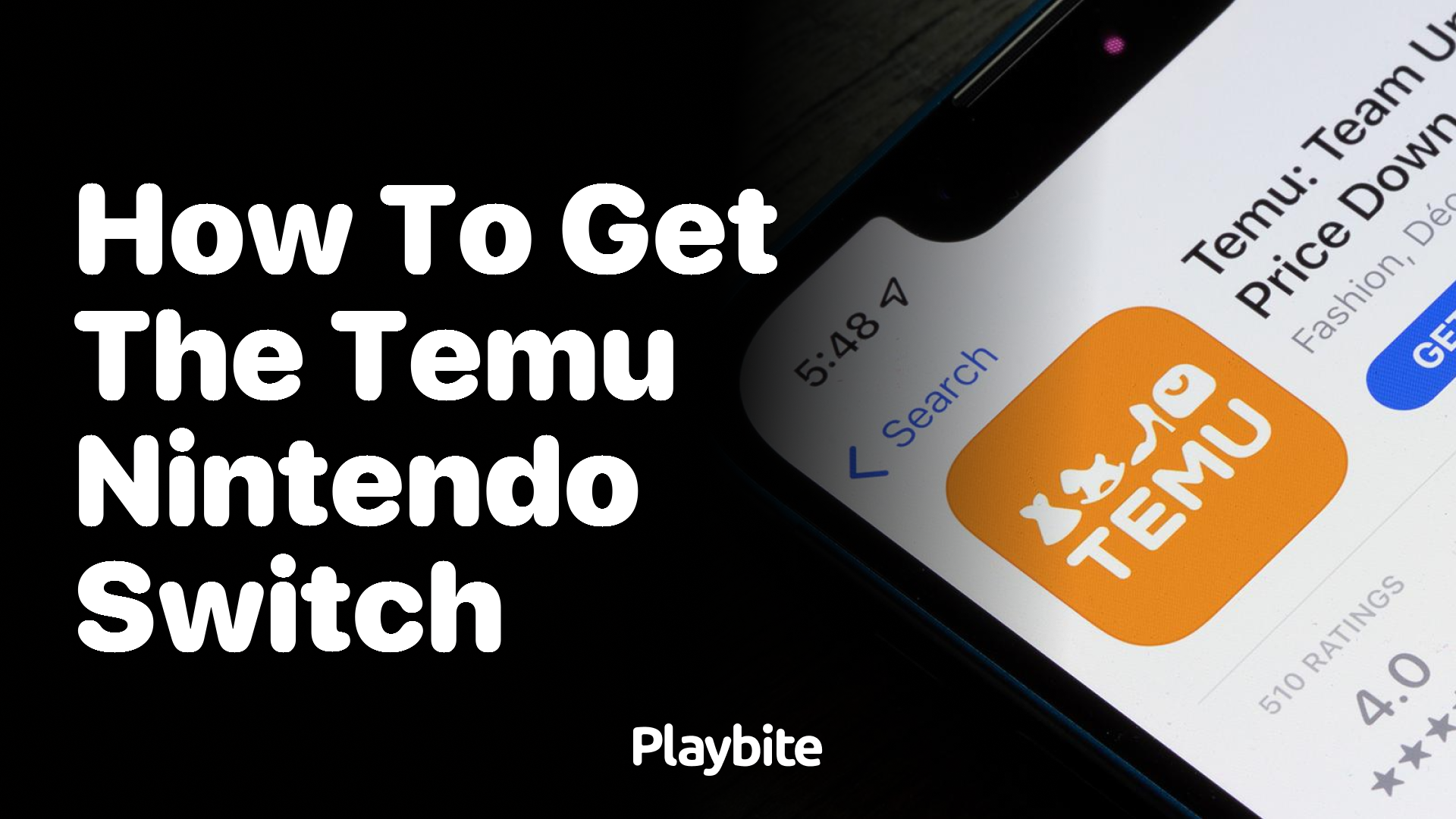 How to Get the Temu Nintendo Switch Deal?