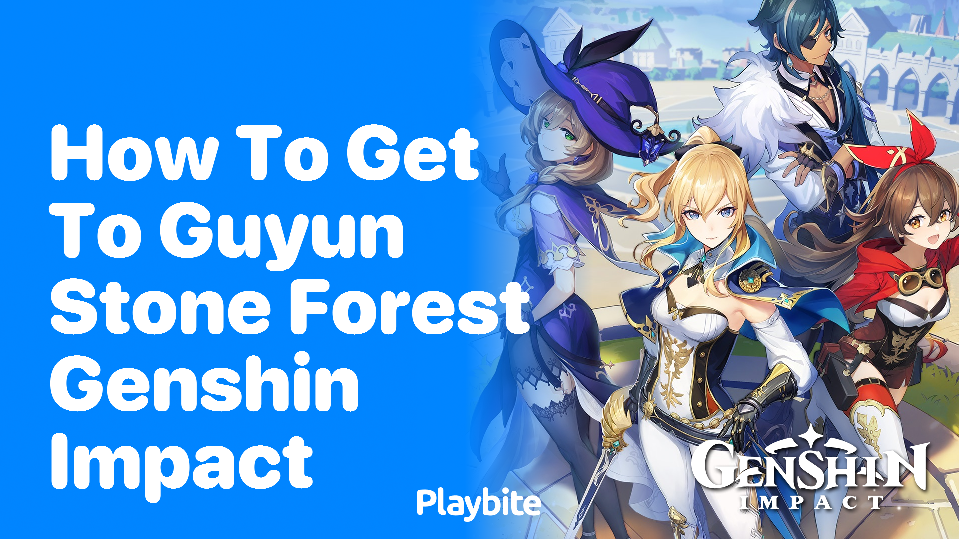 How to Get to Guyun Stone Forest in Genshin Impact