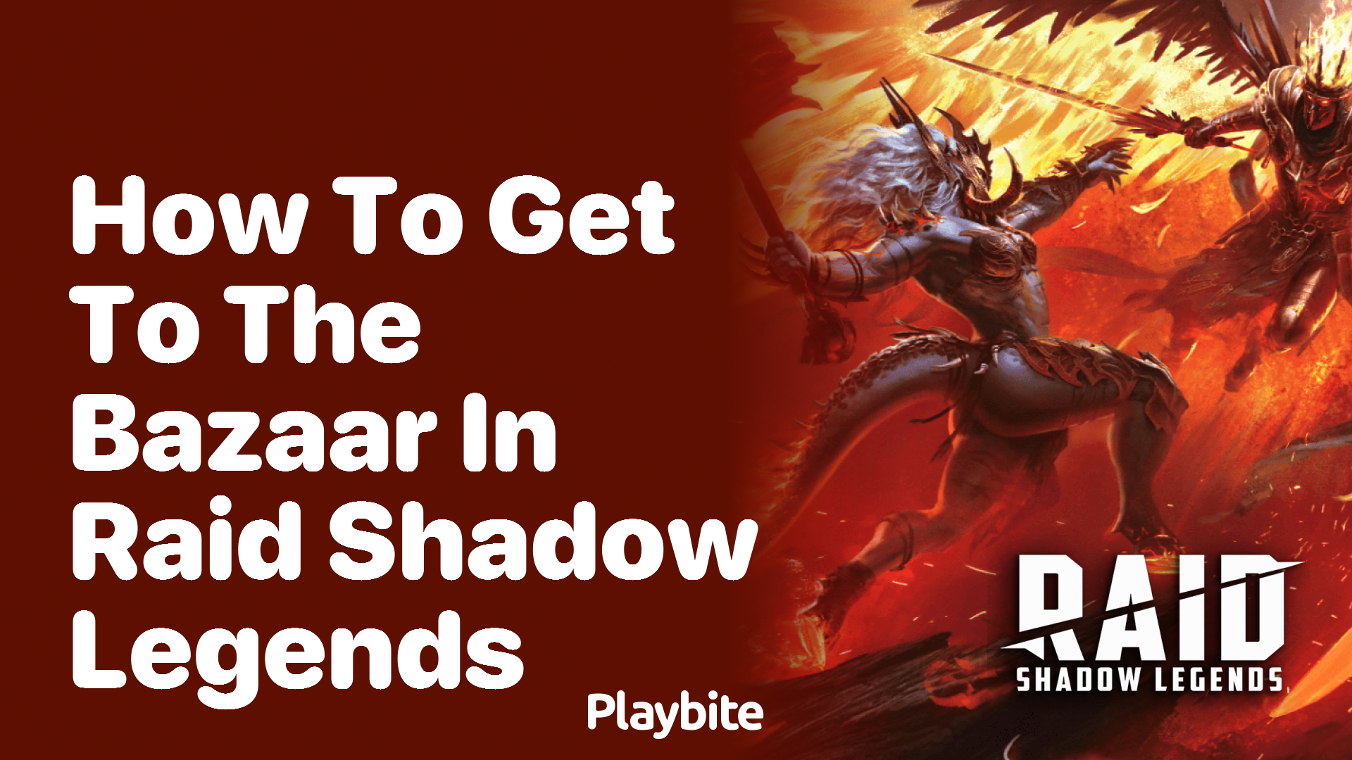 How to Get to The Bazaar in Raid Shadow Legends