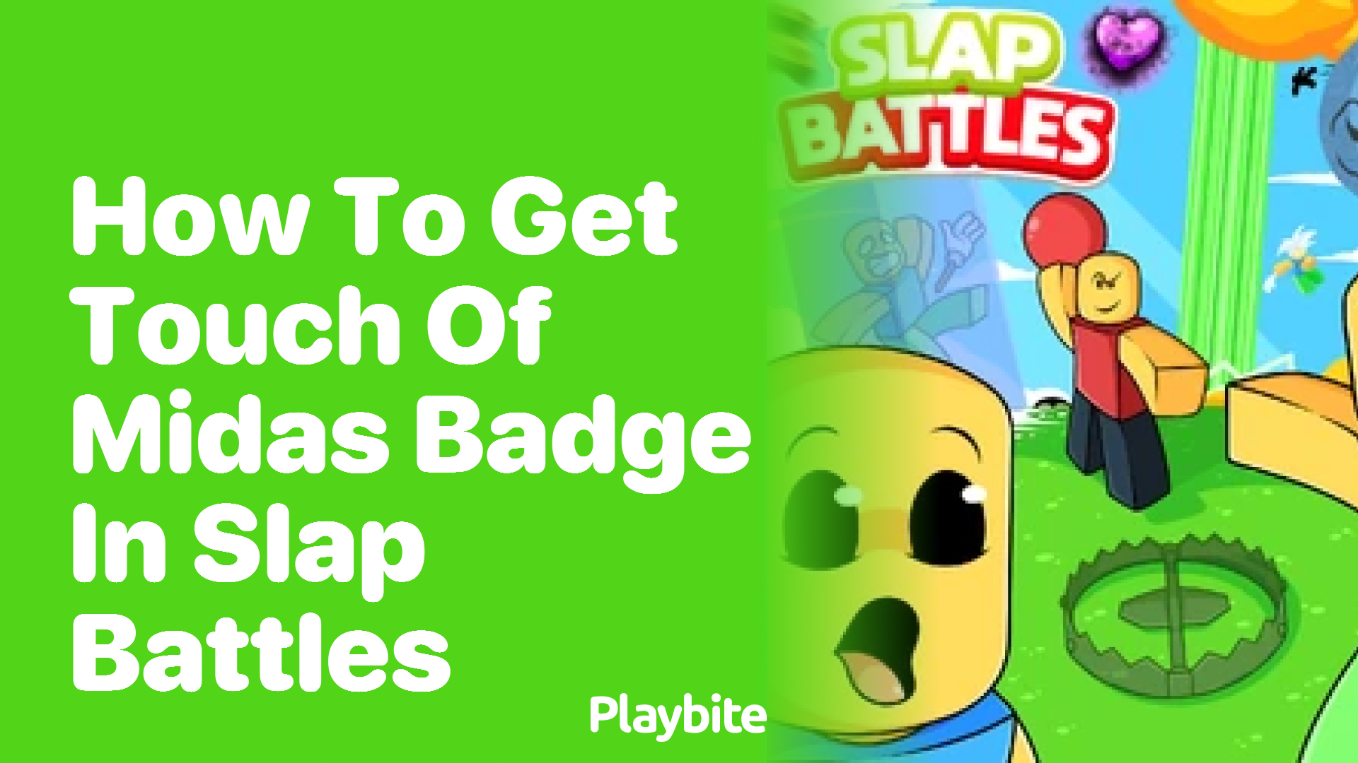 How to Get the Touch of Midas Badge in Slap Battles