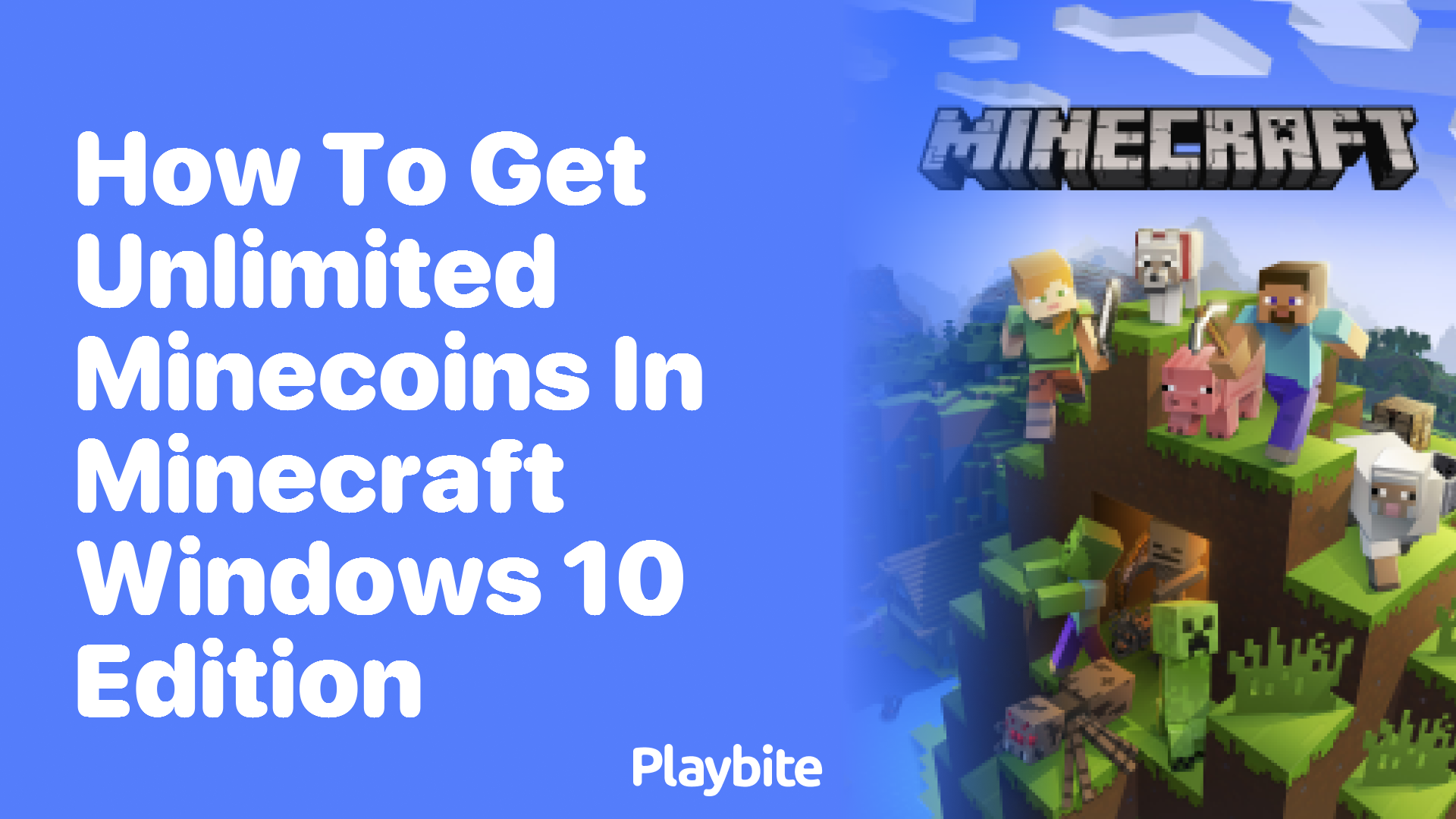 How to Get Unlimited Minecoins in Minecraft Windows 10 Edition?