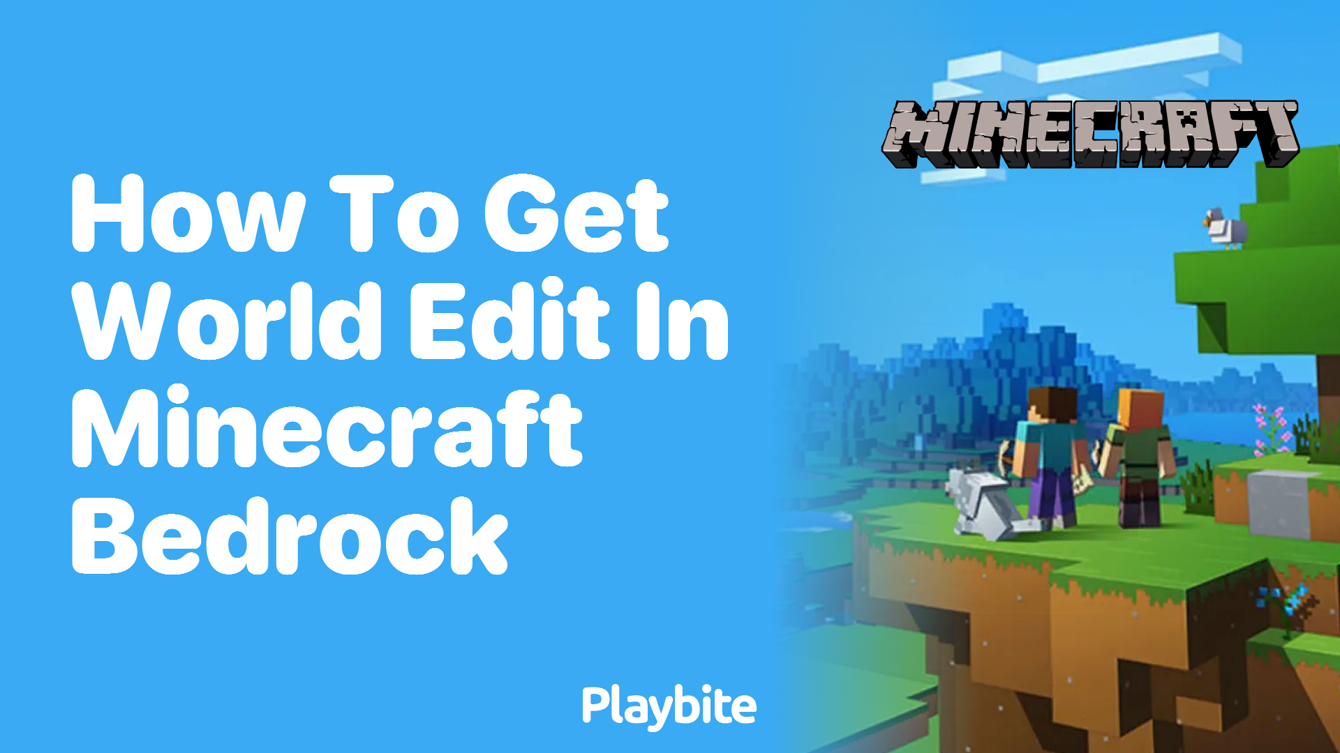 How to Get World Edit in Minecraft Bedrock