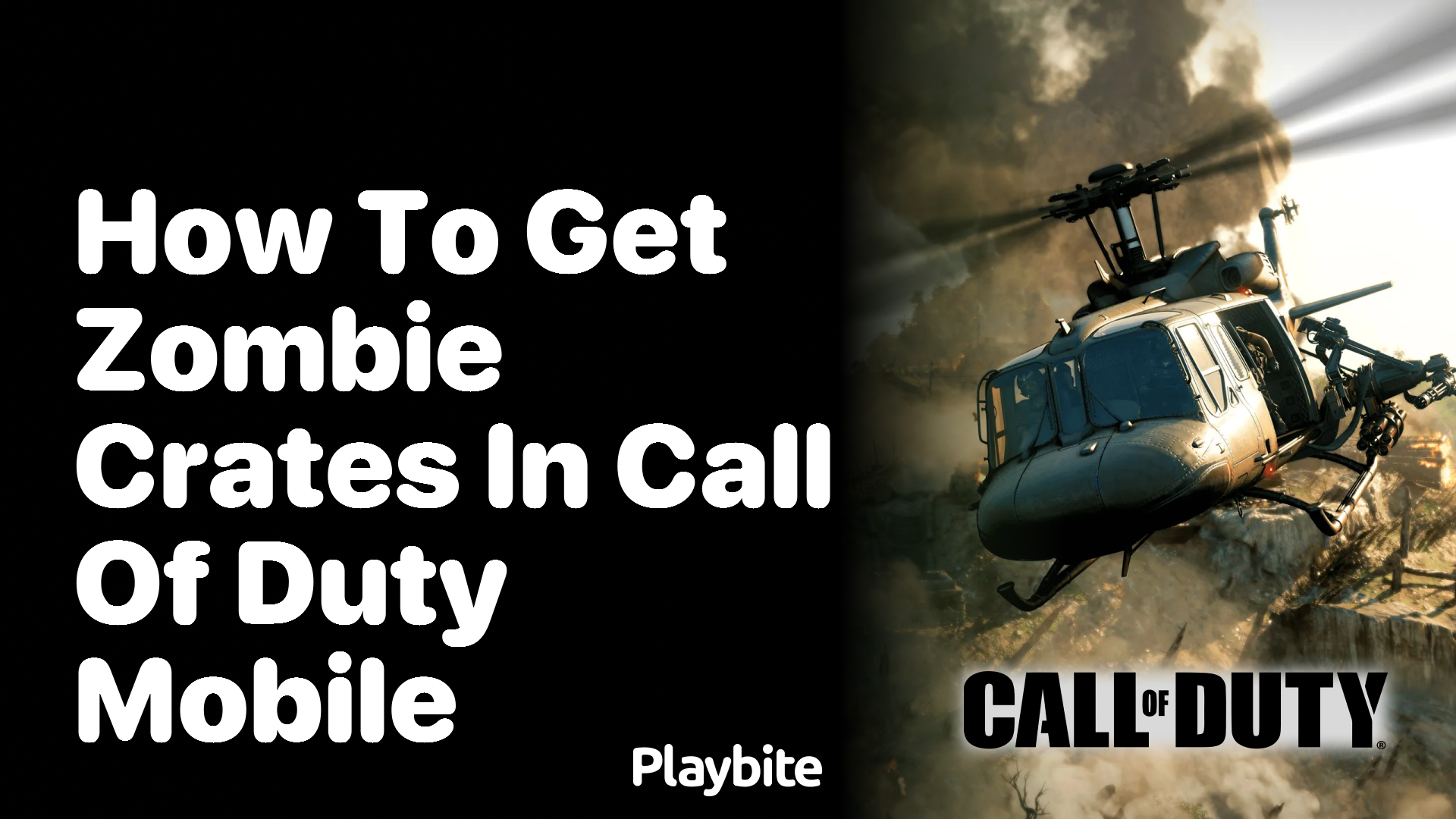 How to Get Zombie Crates in Call of Duty Mobile