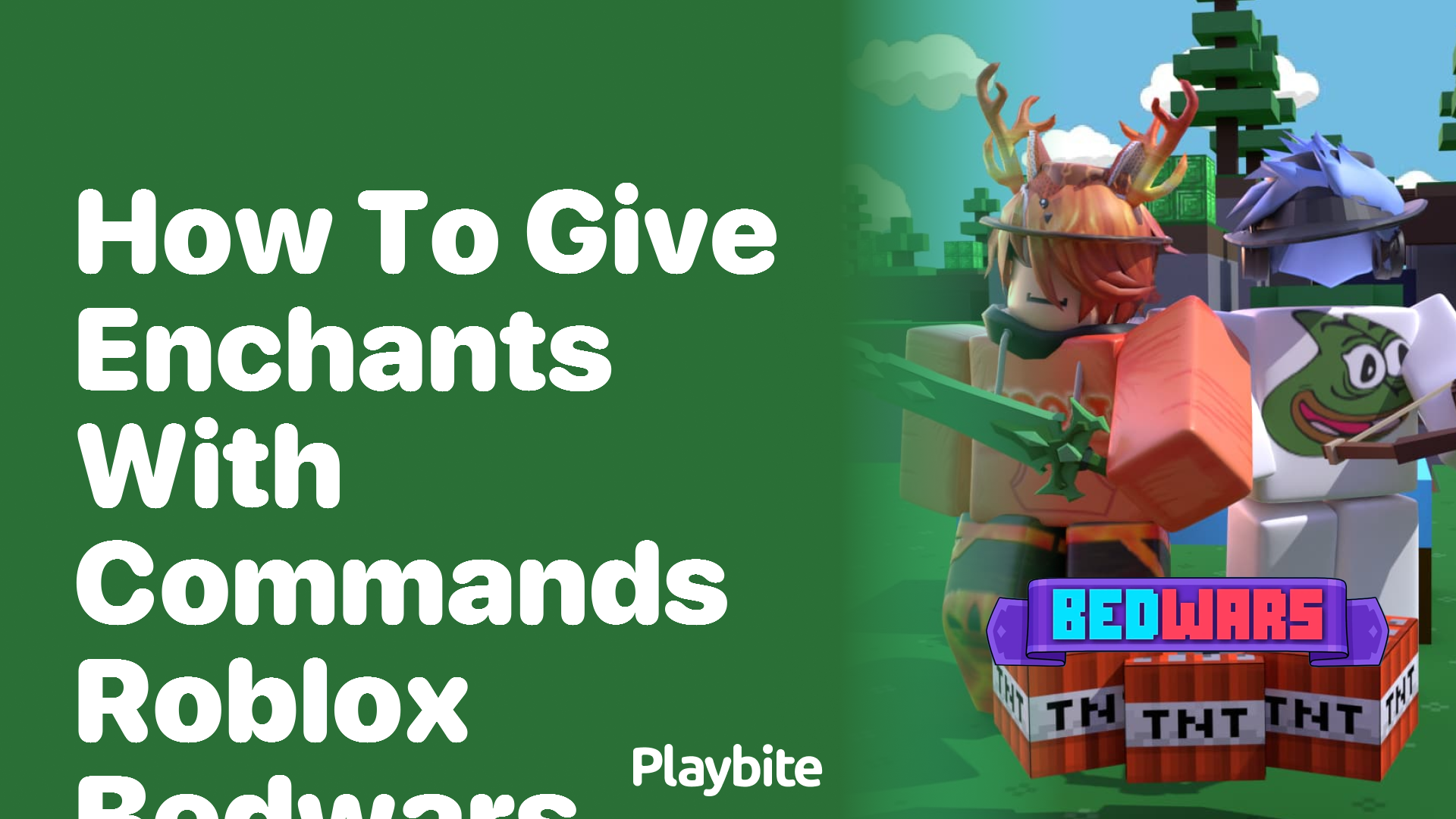 How to Give Enchants with Commands in Roblox Bedwars