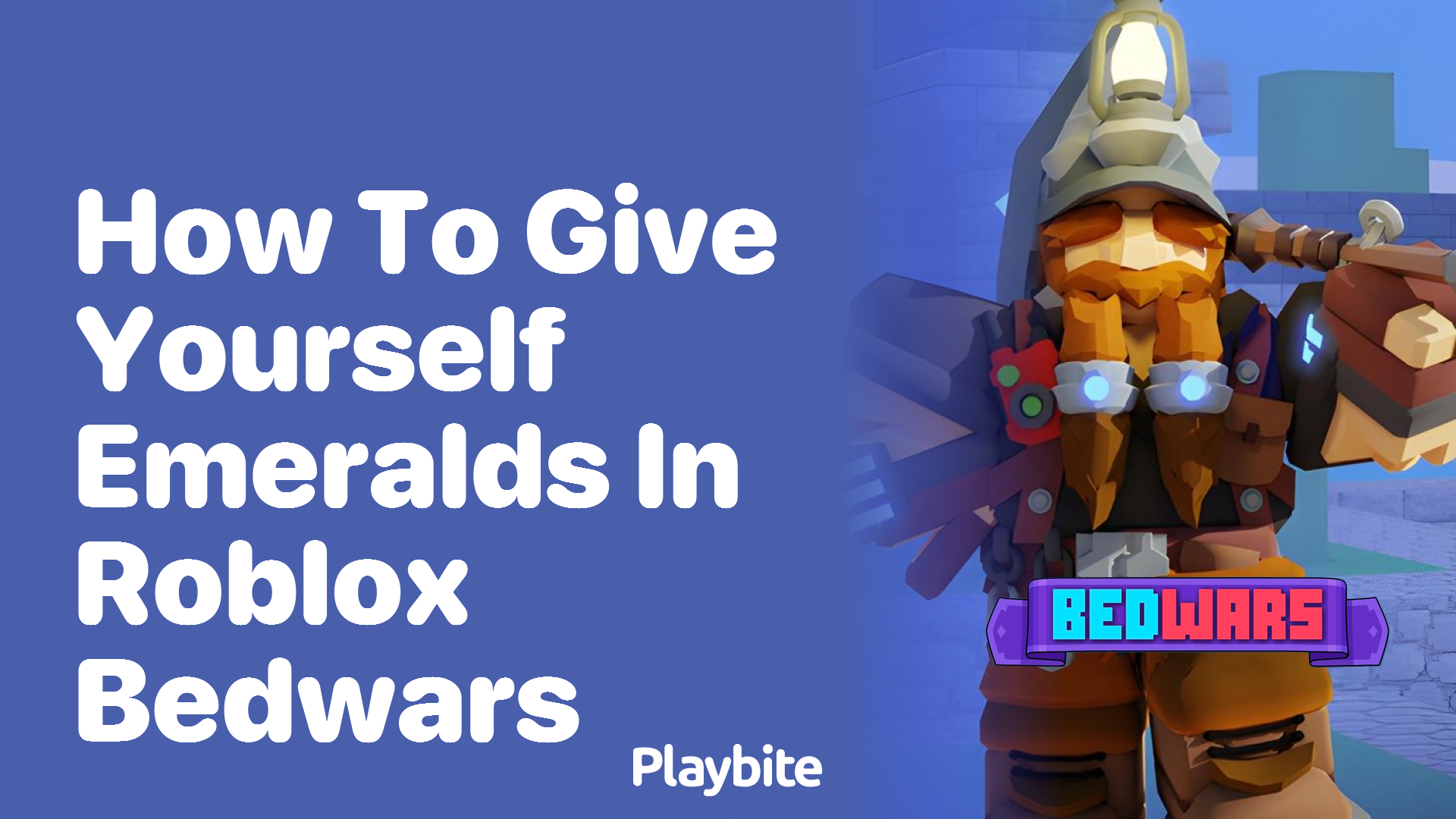 How to Give Yourself Emeralds in Roblox Bedwars