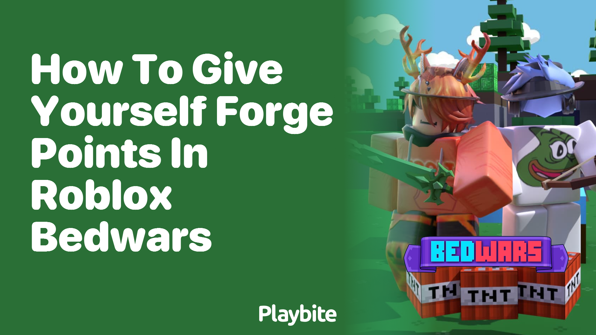 How to Give Yourself Forge Points in Roblox Bedwars