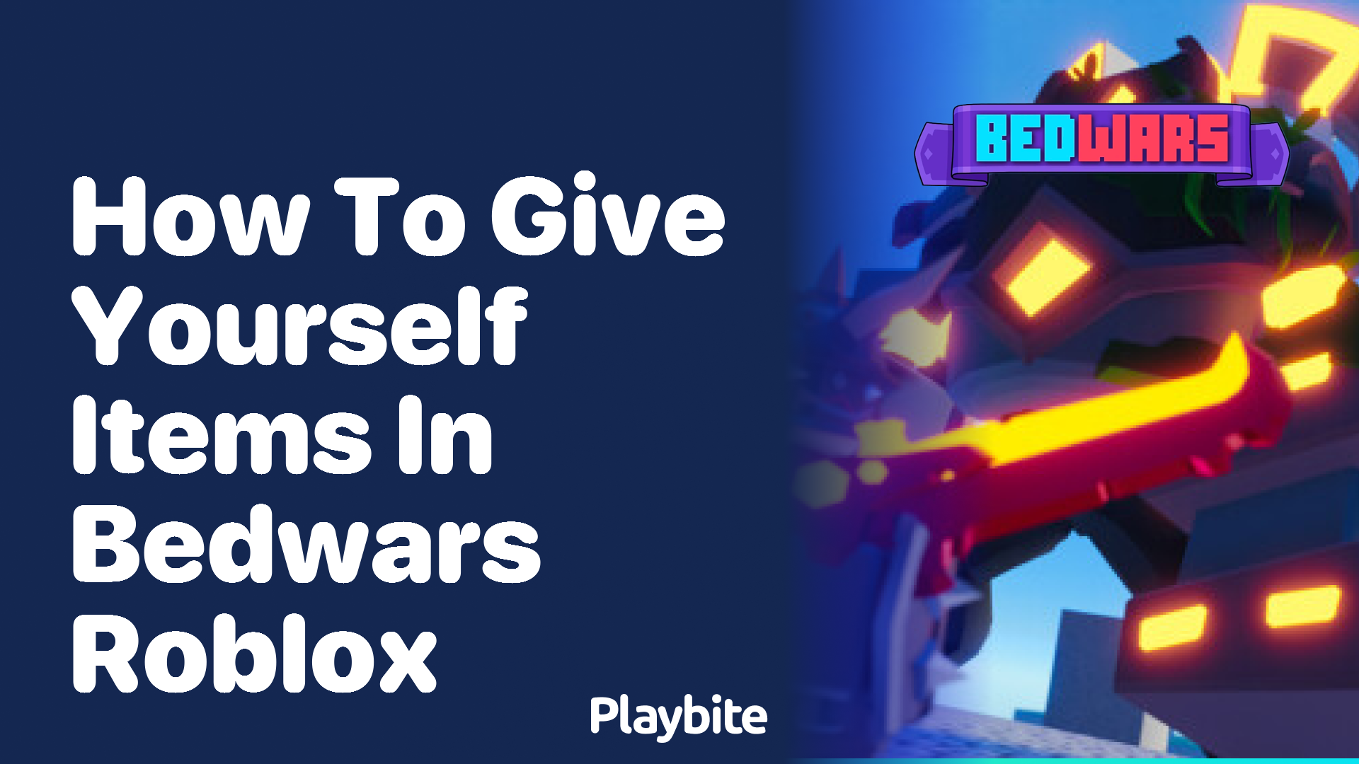 How to Give Yourself Items in Bedwars Roblox