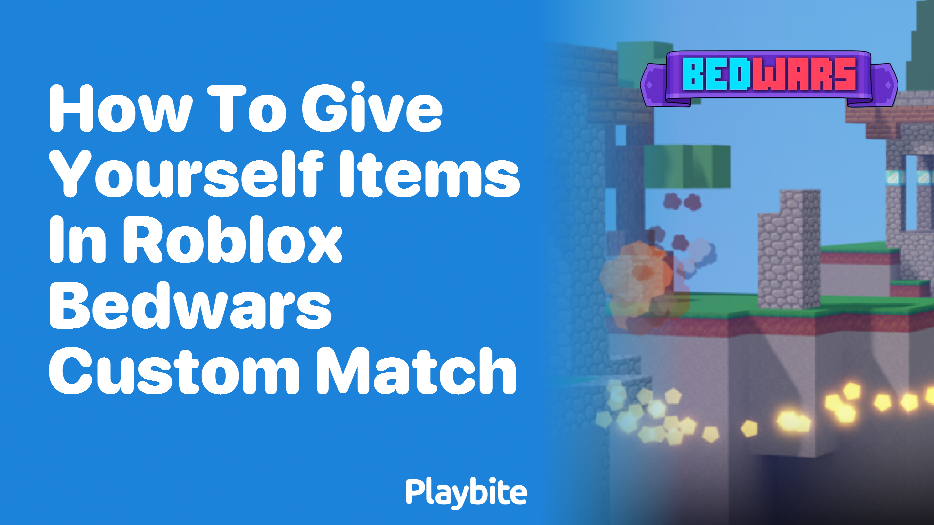 How to Give Yourself Items in Roblox Bedwars Custom Match